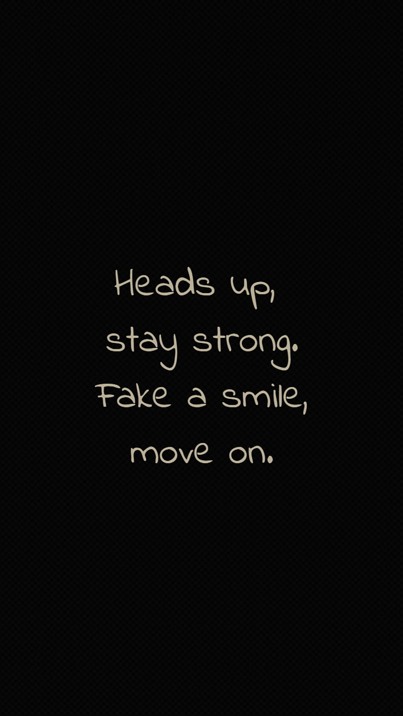 800x1422 Stay strong, black, life, quotes, sad, strong, HD phone wallpaper