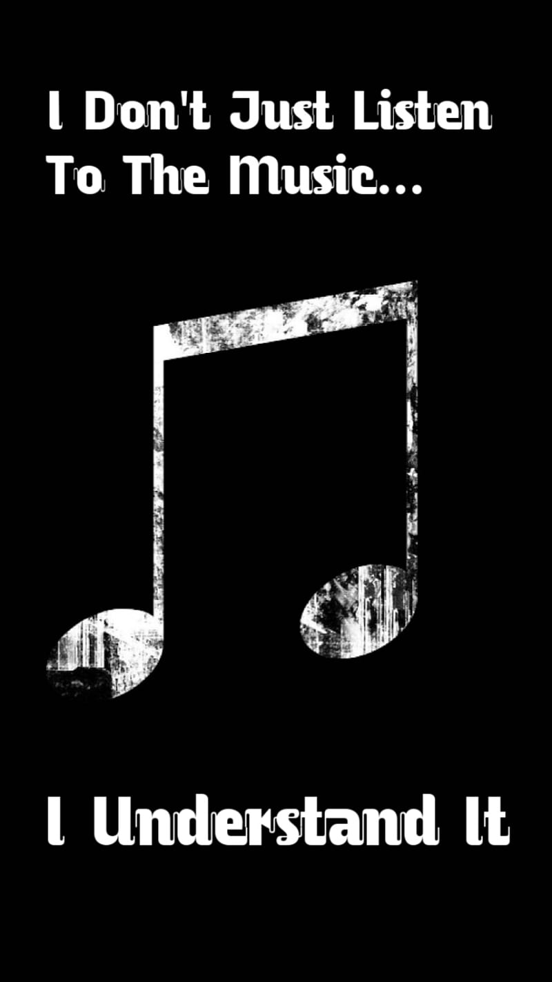 800x1422 Music Quote, black, motivation, real, sad, HD phone wallpaper