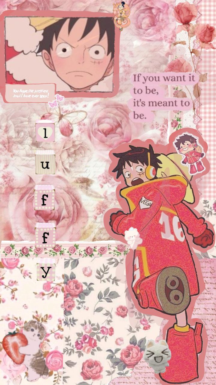 720x1280 luffy wallpaper pink