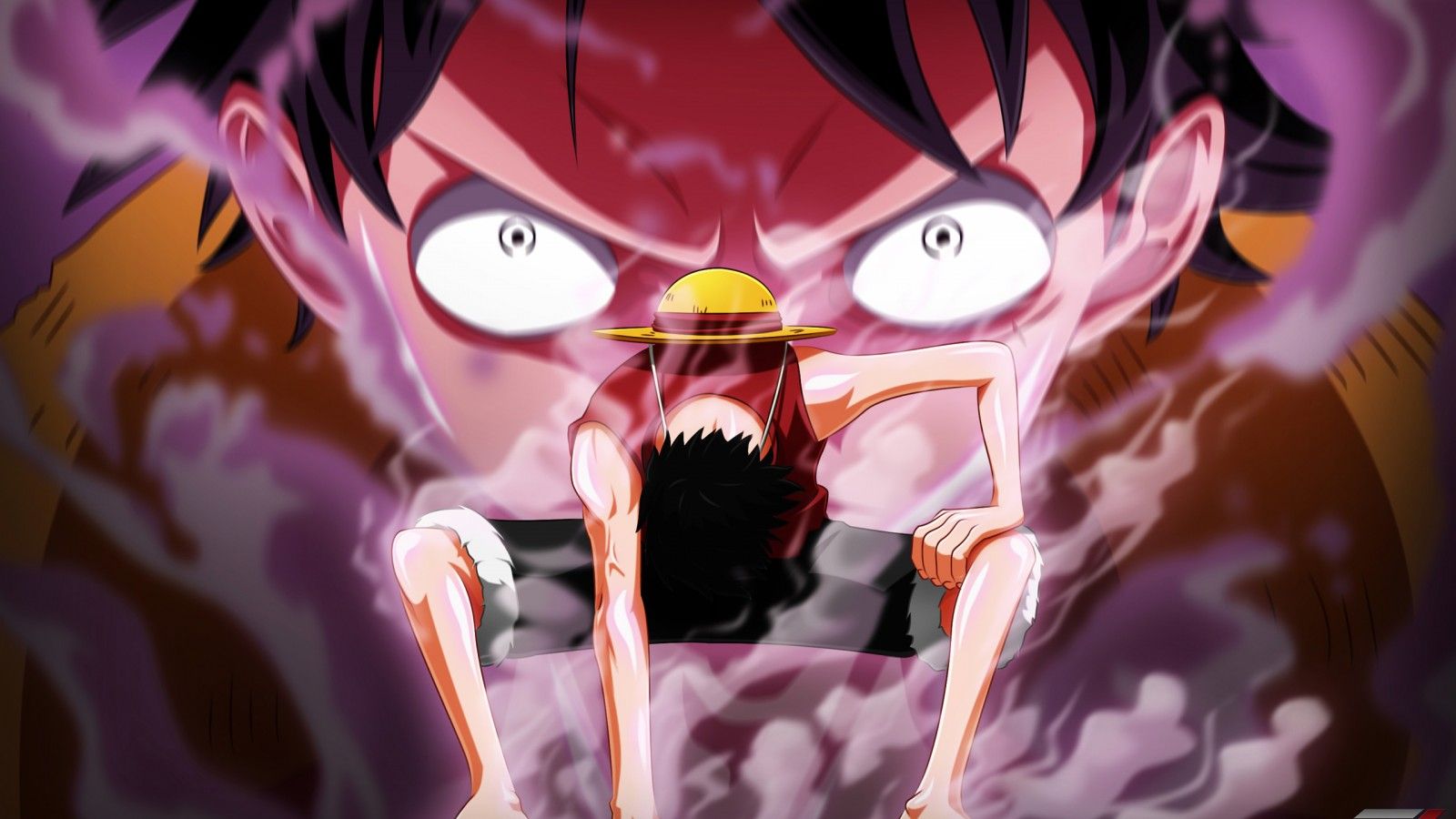 1600x900 One Piece Luffy Gears 2 HD Anime Wallpaper