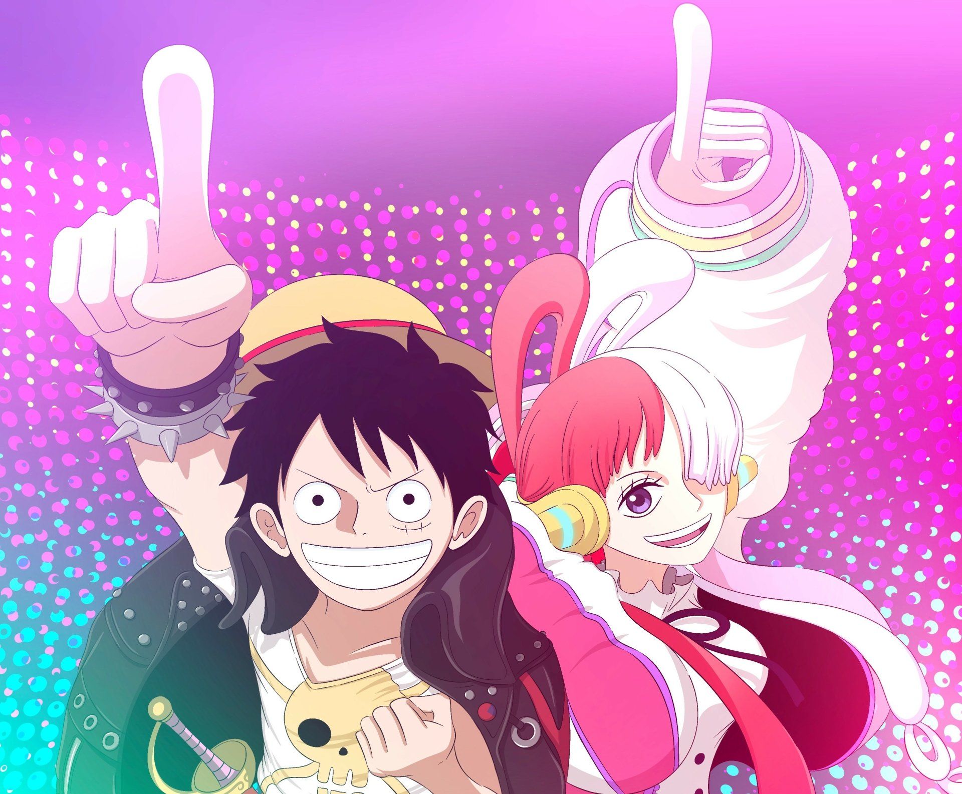 1920x1586 One Piece 4K Ultra HD: Monkey D. Luffy & Uta Anime Wallpaper