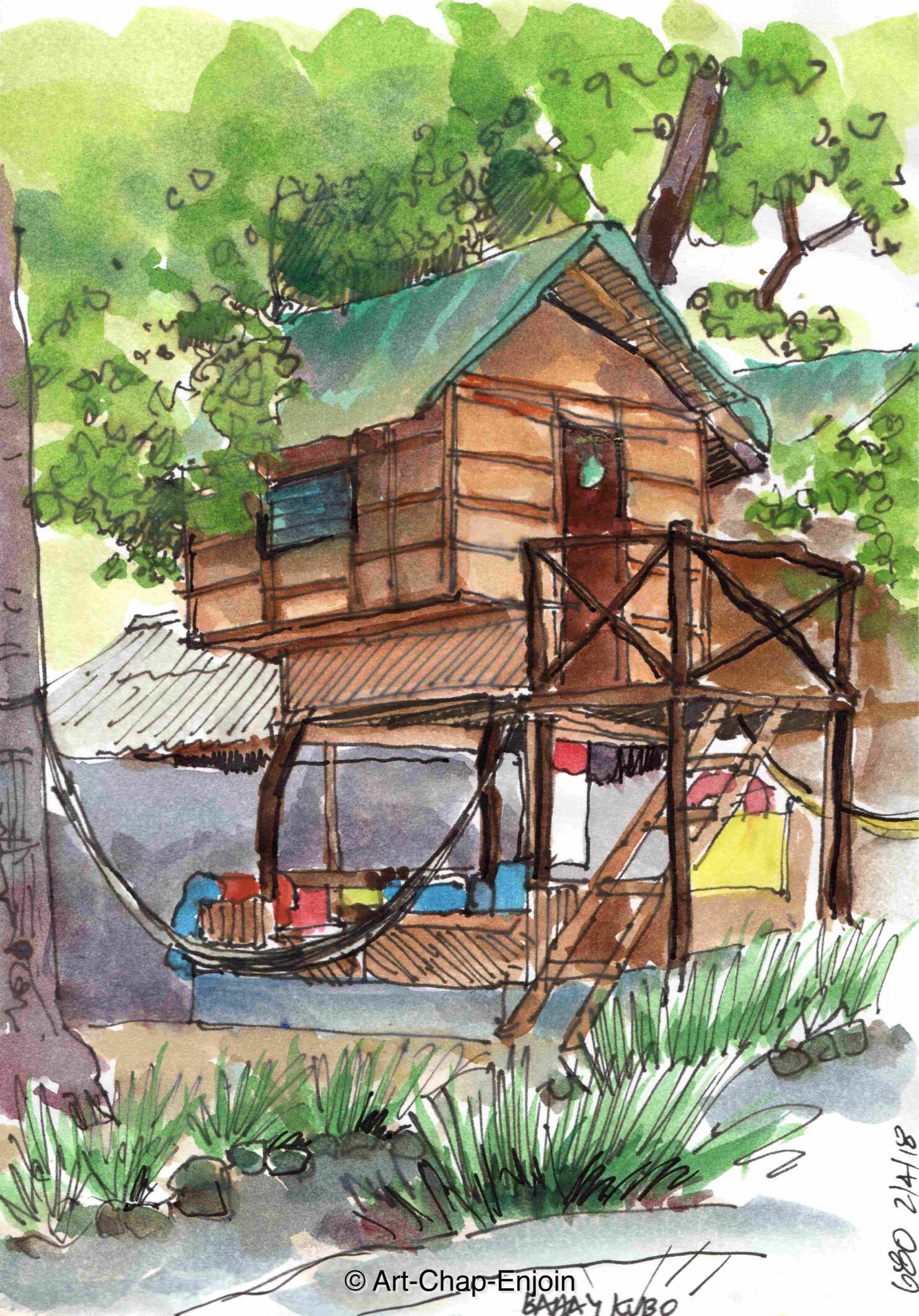 1483x2122 Parts of Bahay Kubo