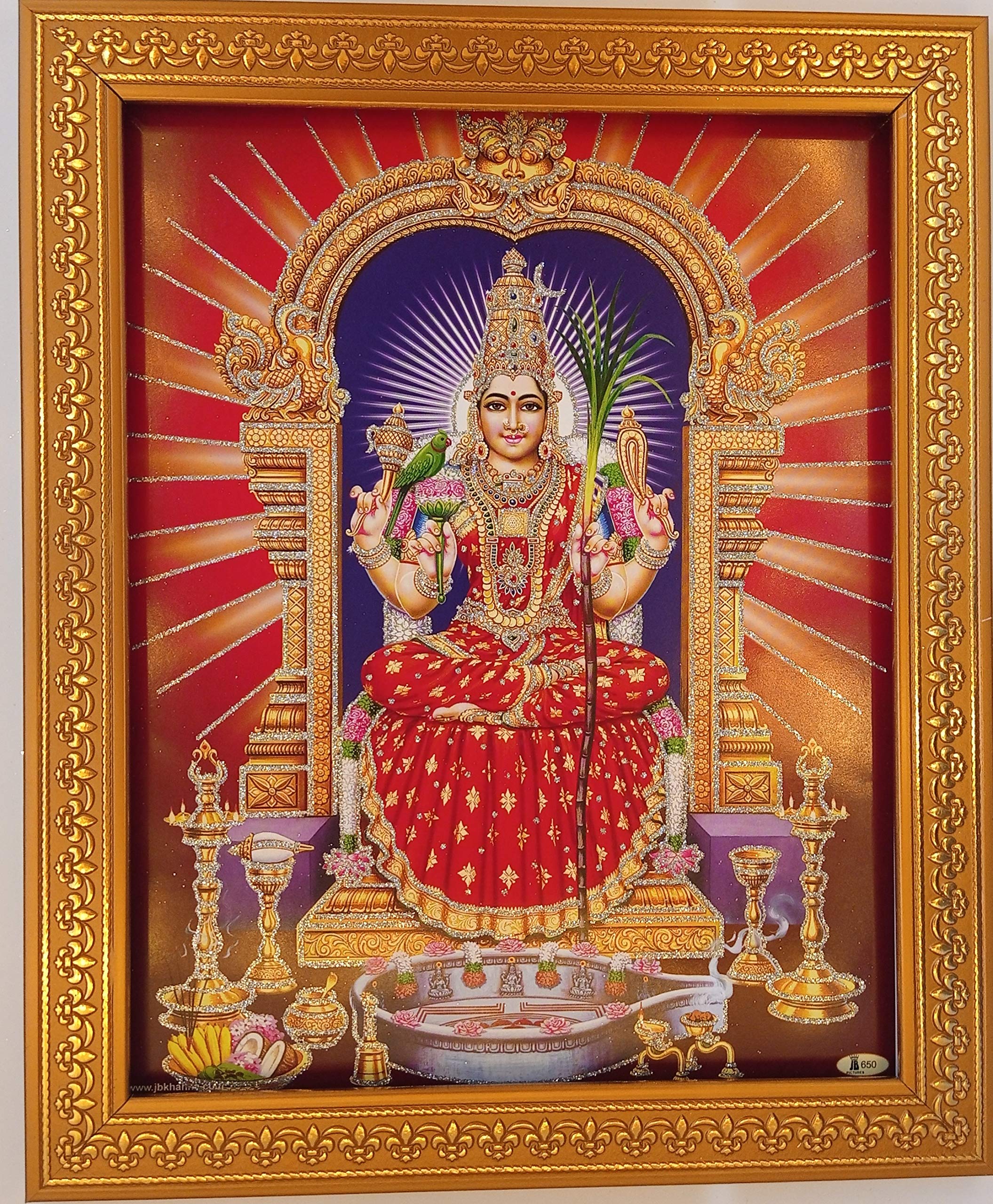 2111x2560 Shree Handicraft Lord Lalita Devi Photo Frame : Amazon.in: Home & Kitchen