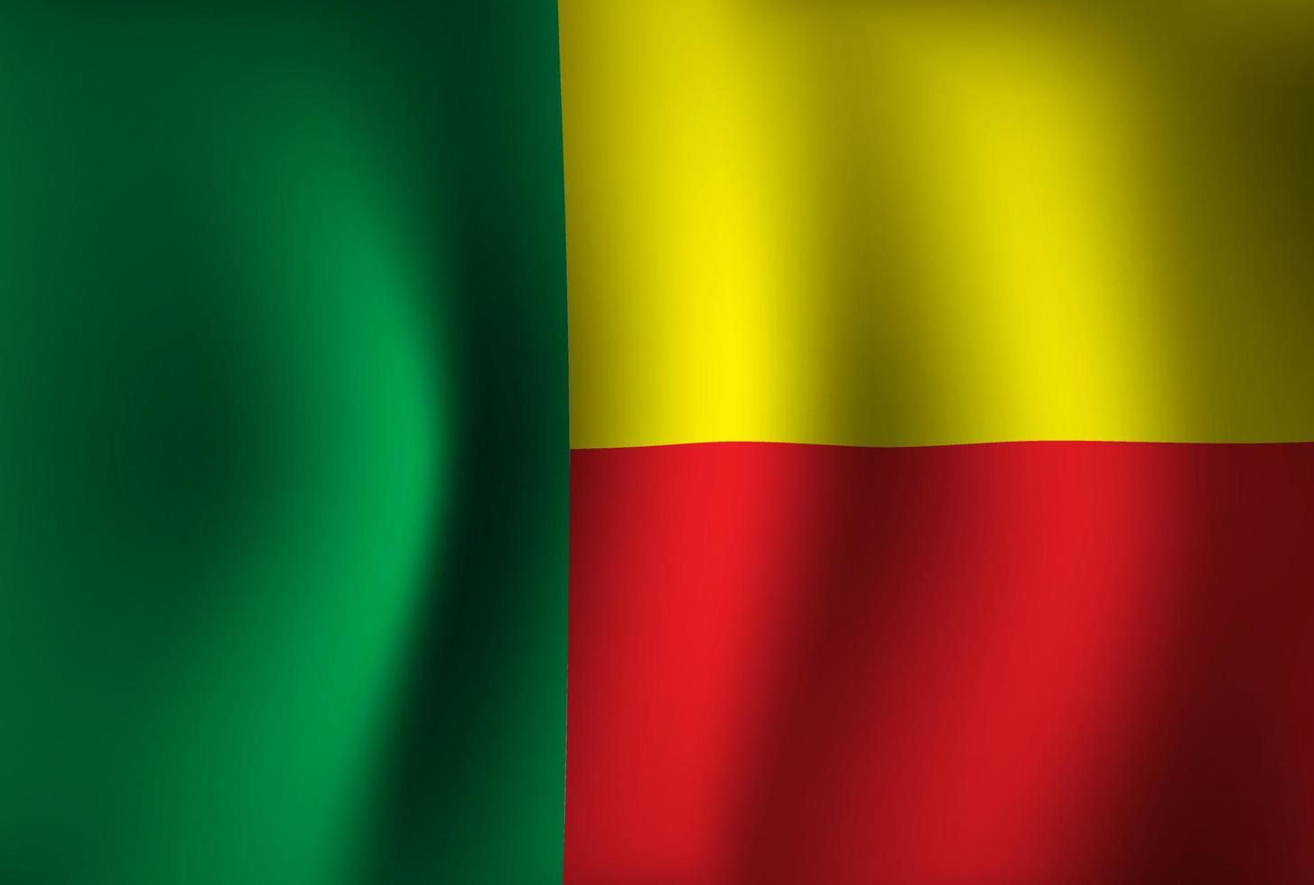 1455x980 Benin Flag Background Waving 3D. National Independence Day Banner Wallpaper