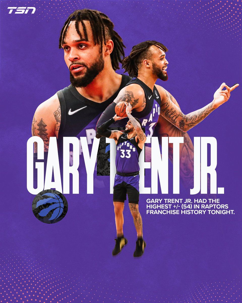 960x1200 Gary Trent Jr. finished +54 on Friday to set a franchise record