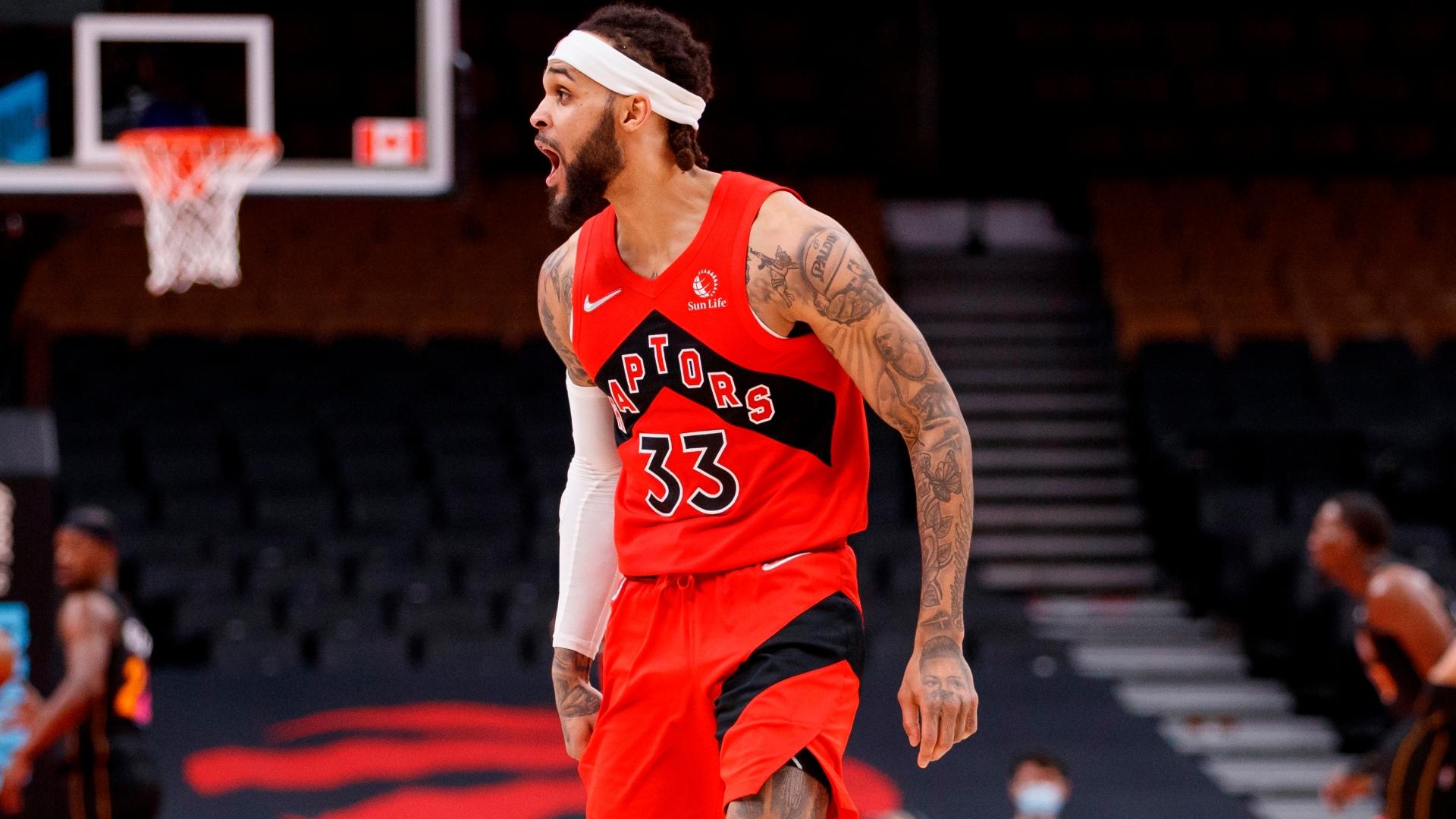 1920x1080 By The Numbers: Raptors guard Gary Trent Jr. is making history with his recent streak