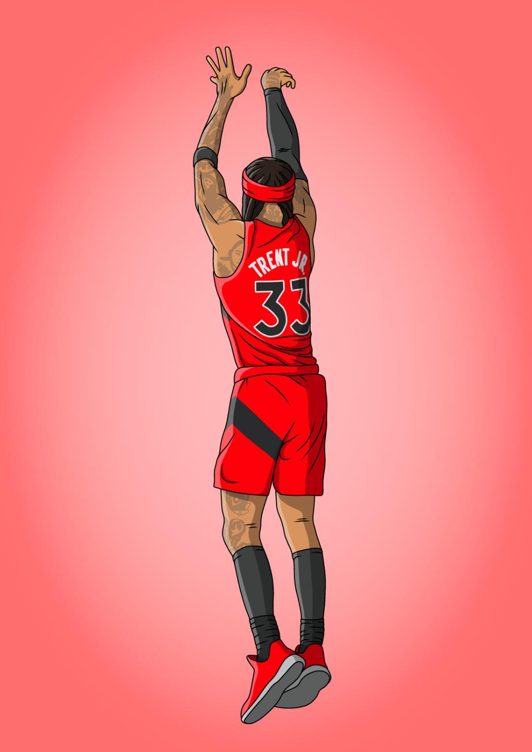 1050x1485 I drew Gary Trent Jr, hope you guys like it :)