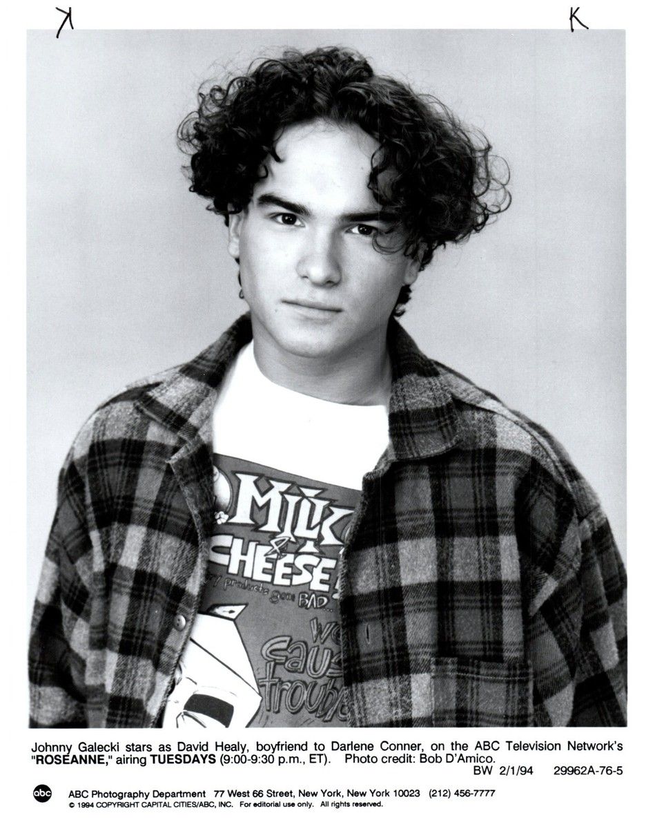 949x1200 JOHNNY GALECKI Terrific ORIGINAL TV Photo ROSEANNE