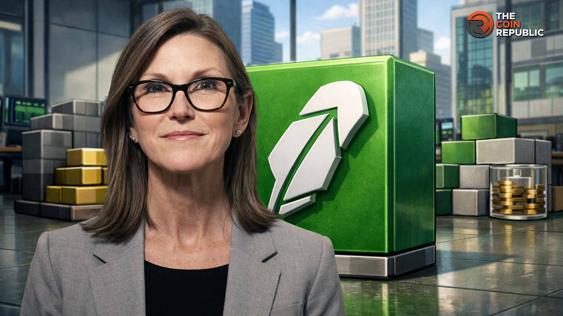 1920x1080 Cathie Wood's ARK Invest Buys $12.7M Robinhood Shares, HOOD Stock Up 9% Coin Republic