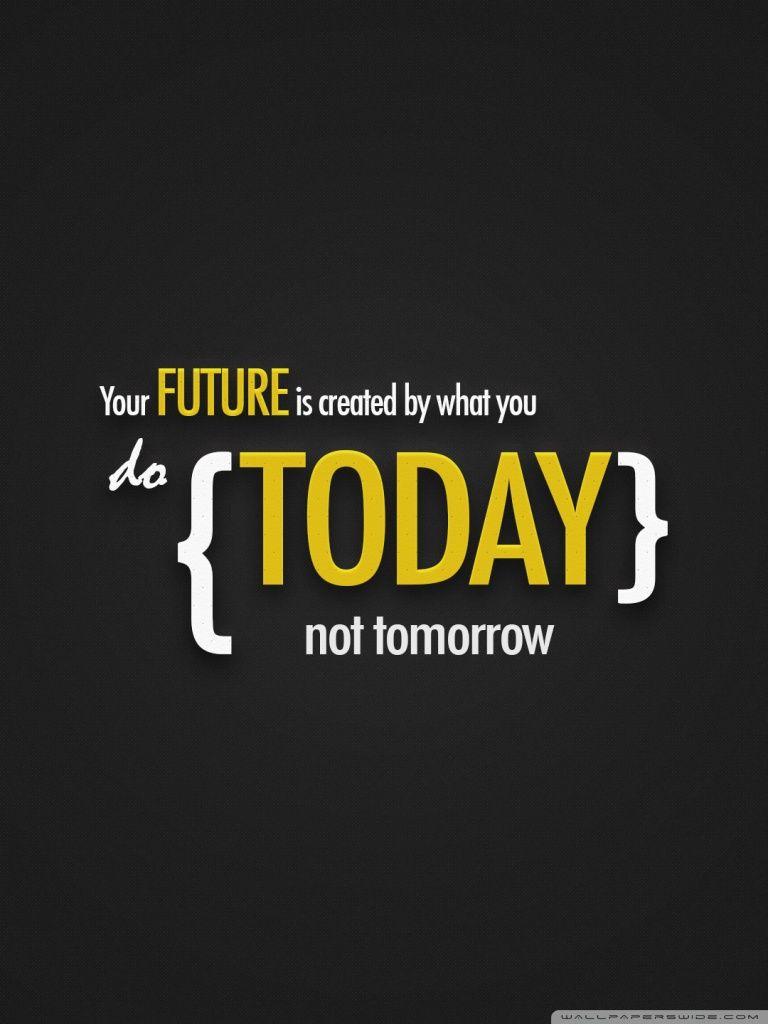 768x1024 Motivation Wallpaper: Mobile phone inspirational quote with wallpaper