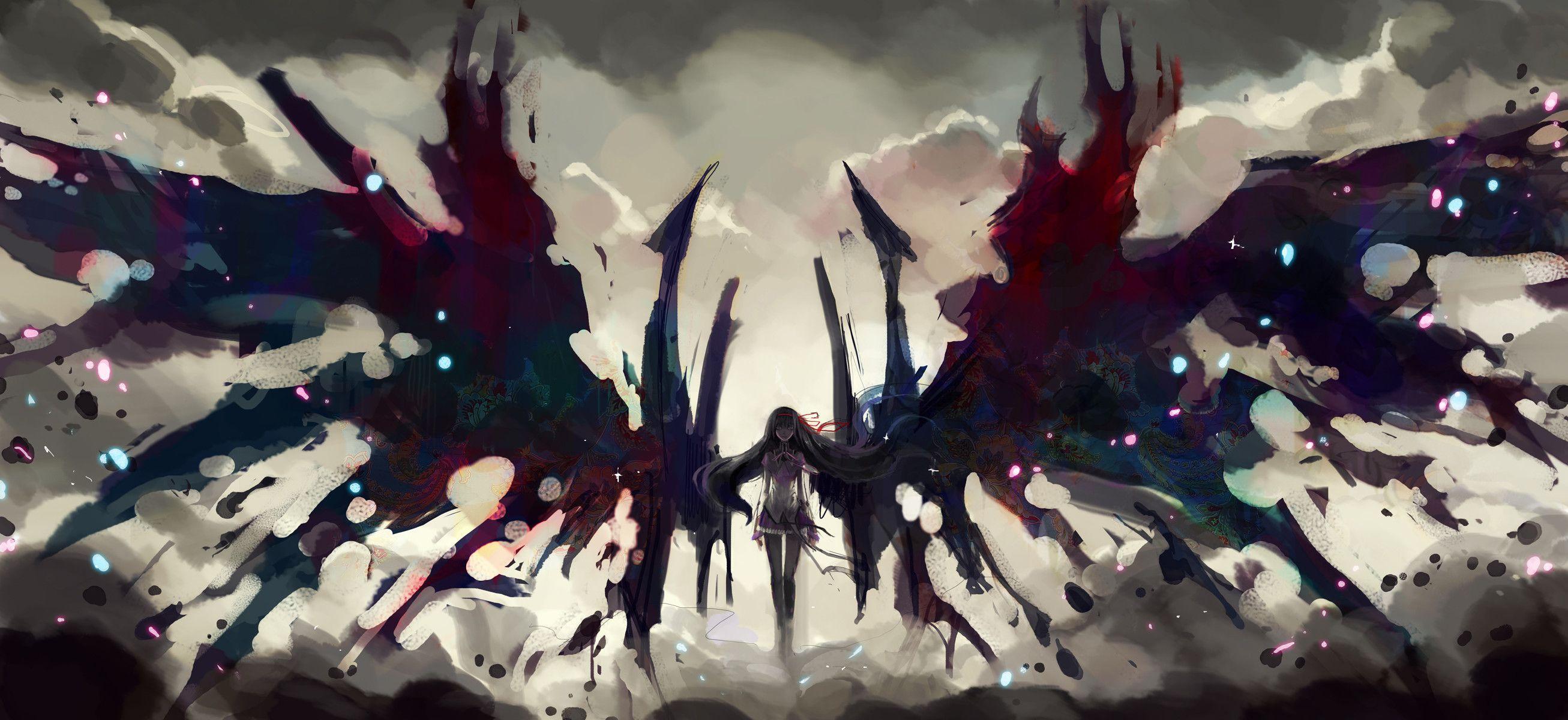 2613x1200 Madoka Magica Wallpaper