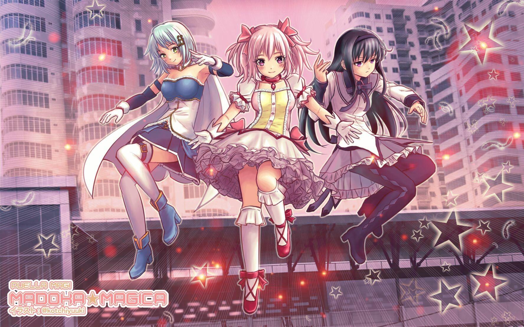 1776x1110 Puella Magi Madoka Magica wallpaper, Kotchi Yuuki