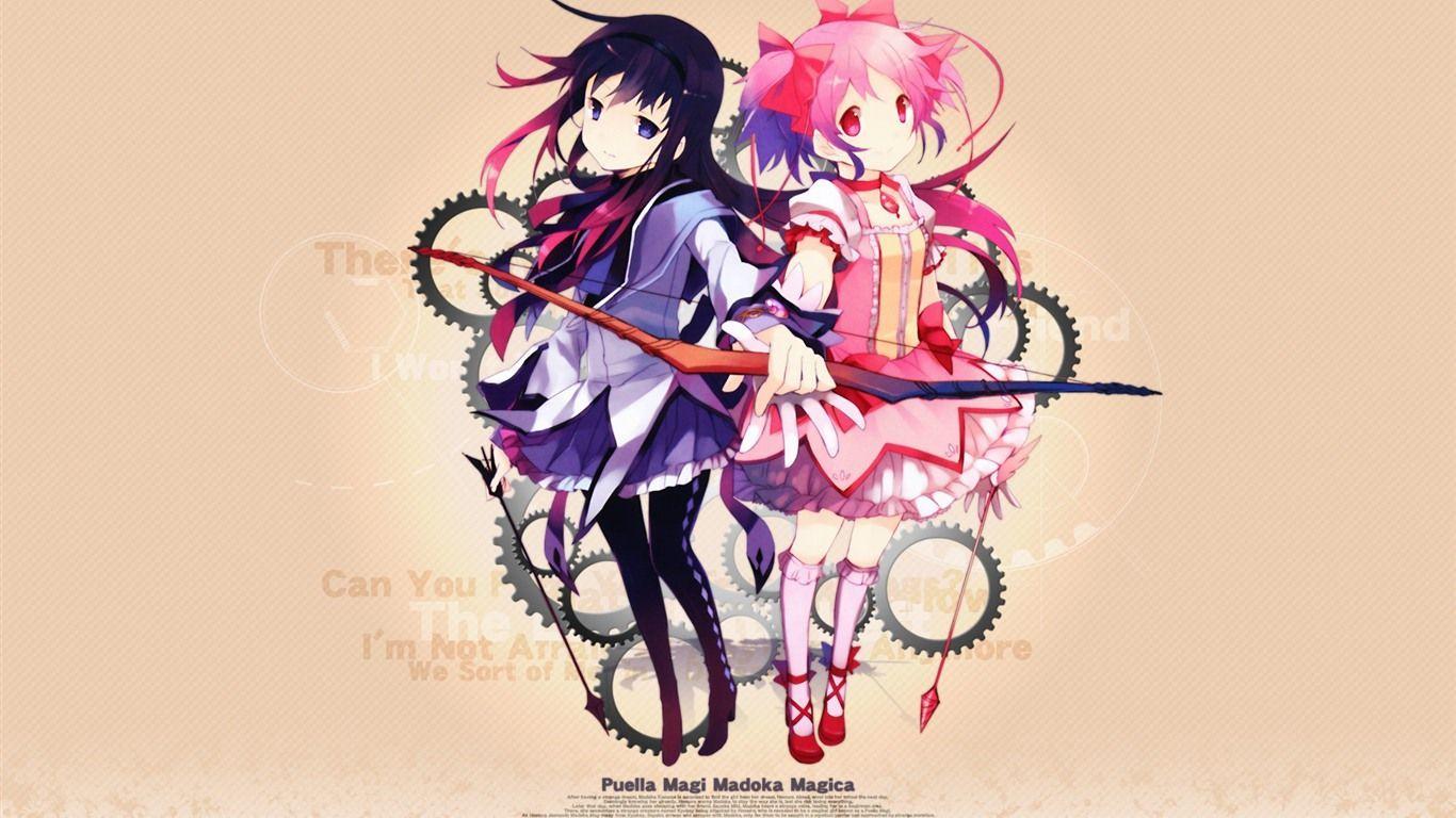 1366x768 Puella Magi Madoka Magica HD Wallpaper Background 1366×768