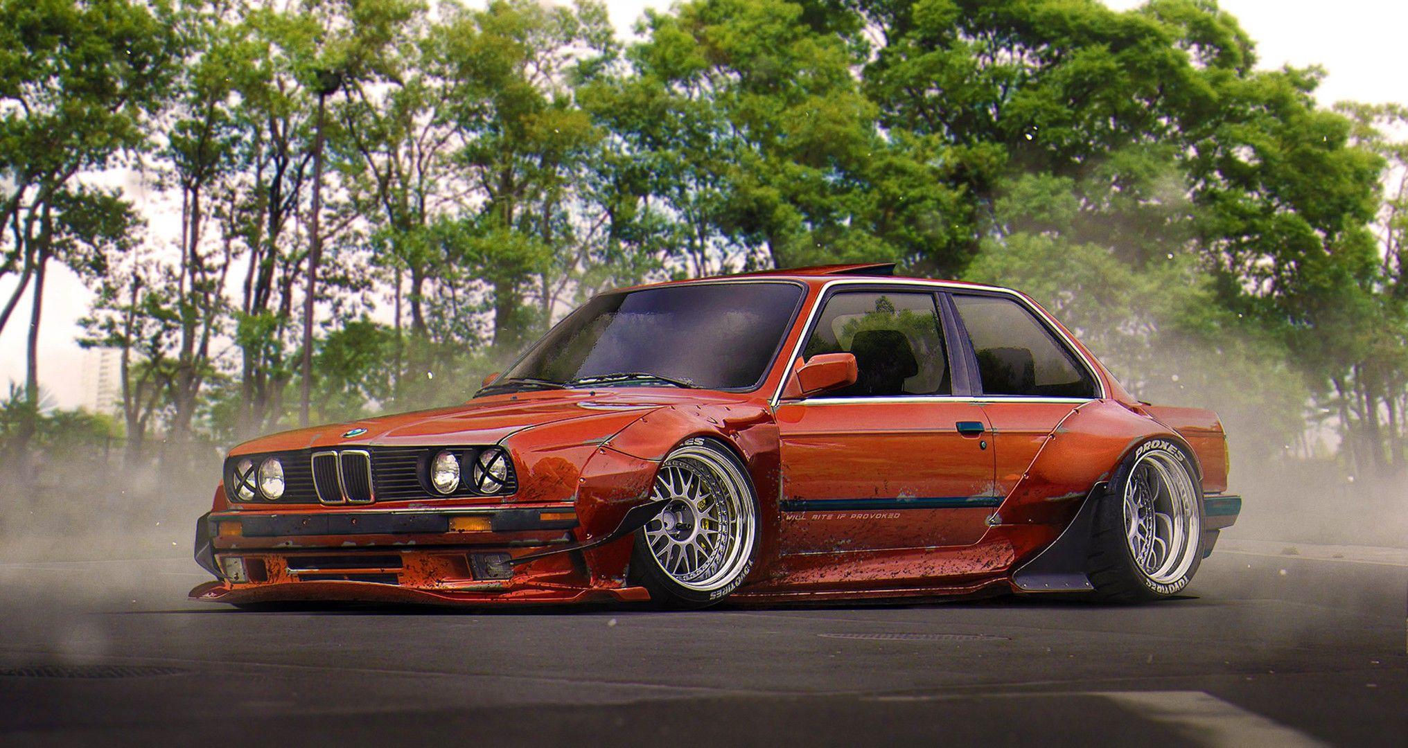 2032x1080 Bmw E30 Wallpaper (2032x1080)