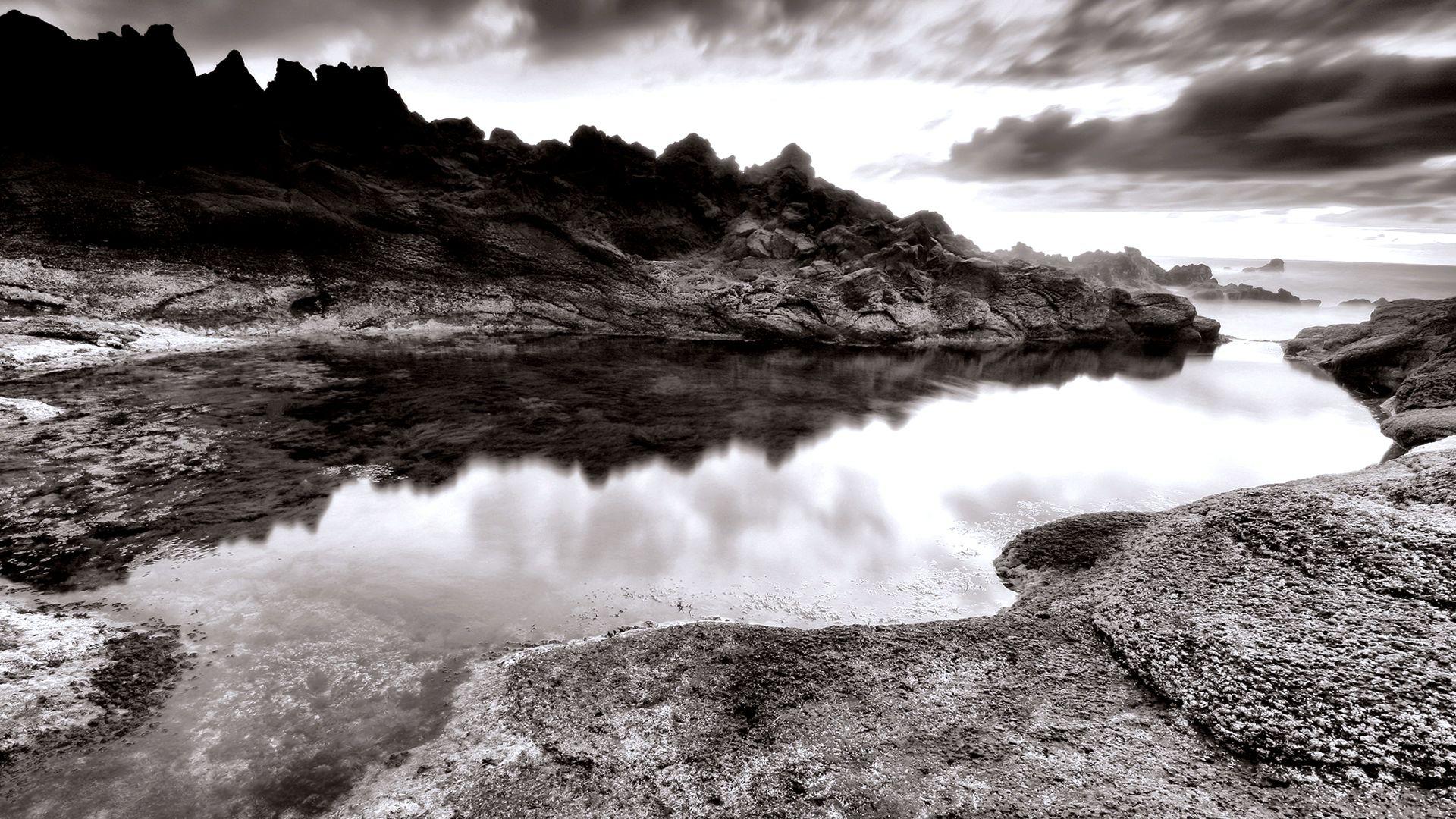 1920x1080 Black River Wallpaper. Black Wallpaper