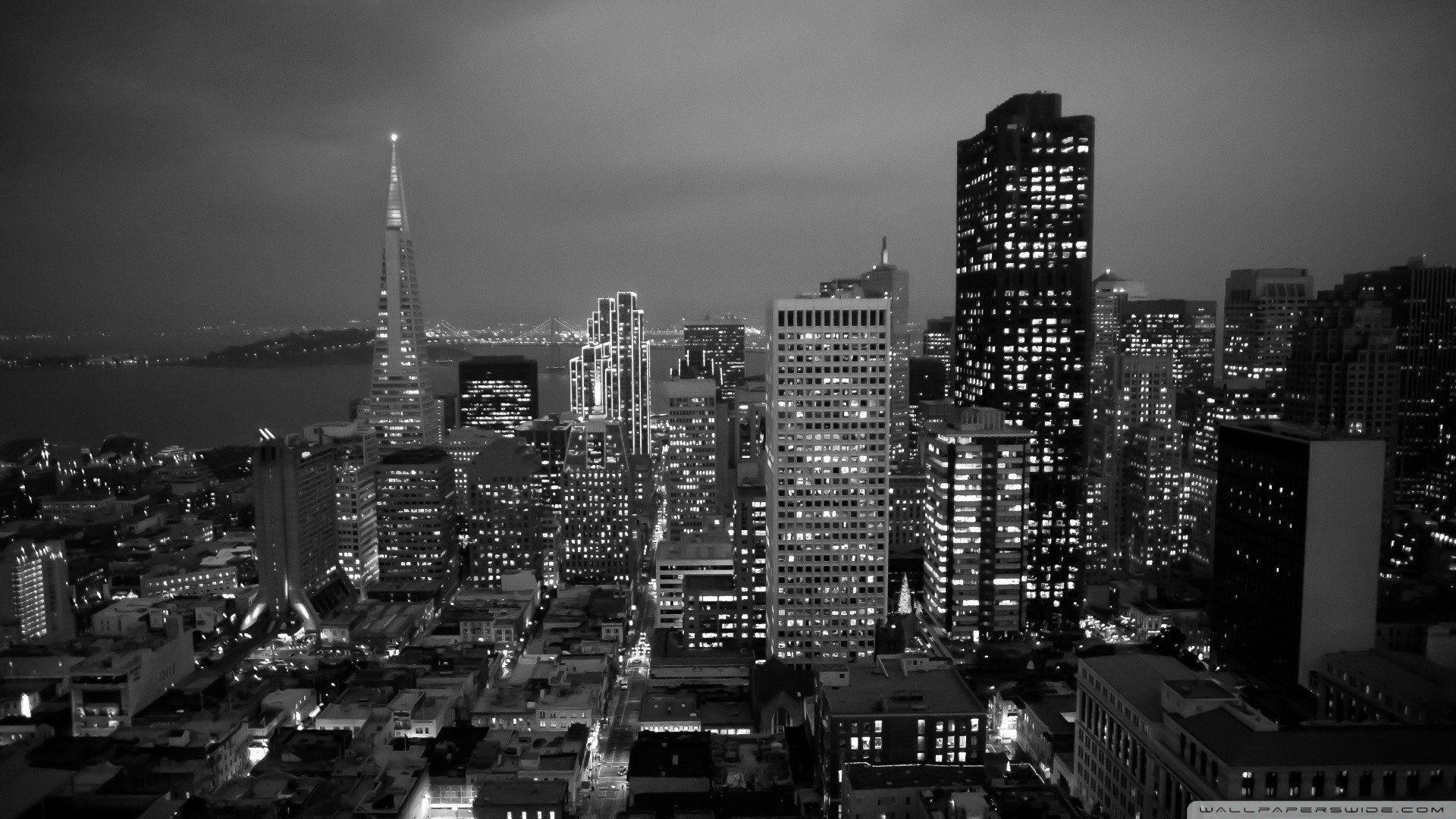 1920x1080 Black and white cityscapes wallpaperx1080