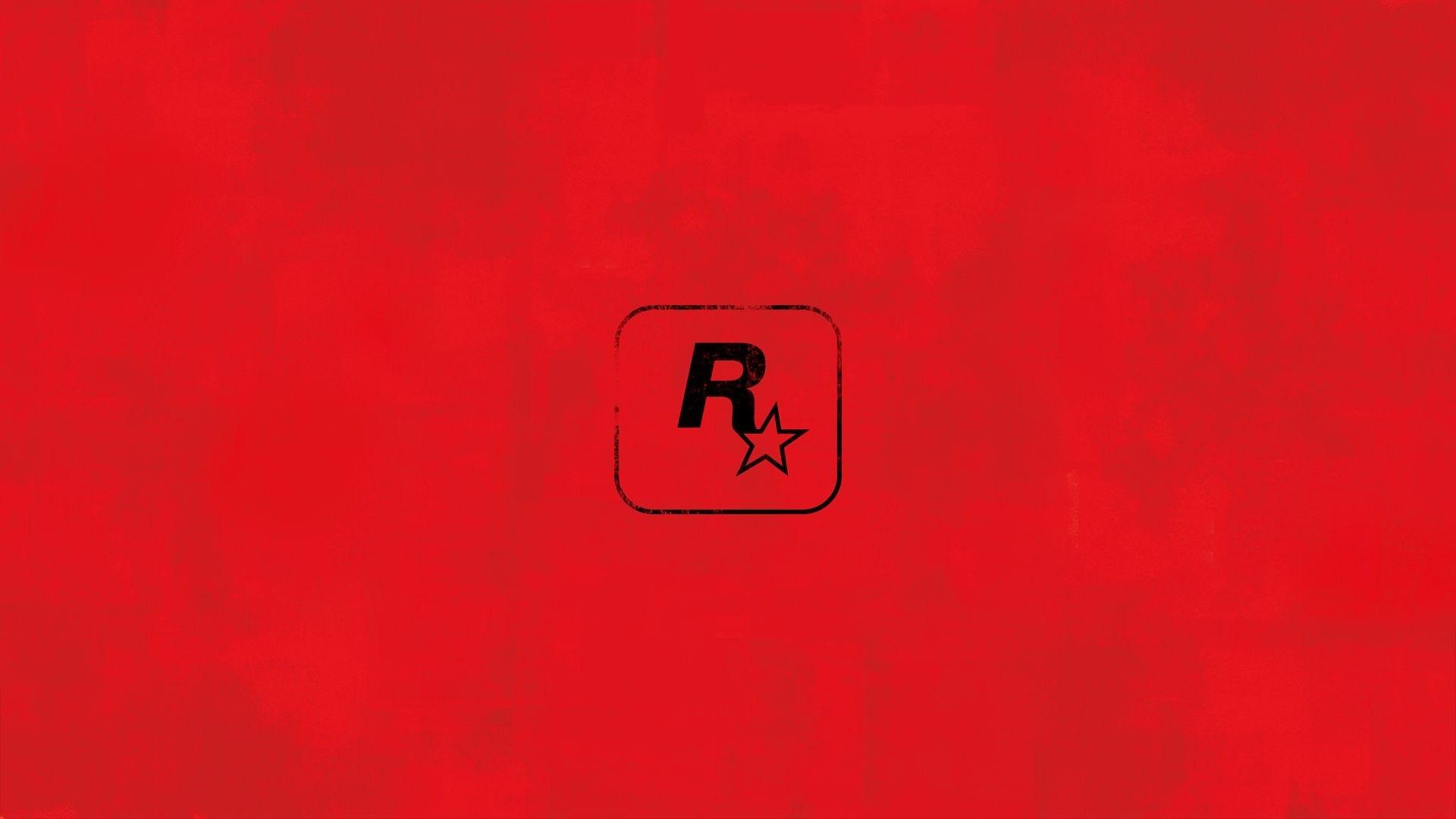 1920x1080 Grand Theft Auto V, Rockstar Games, Logo, Red Wallpaper HD