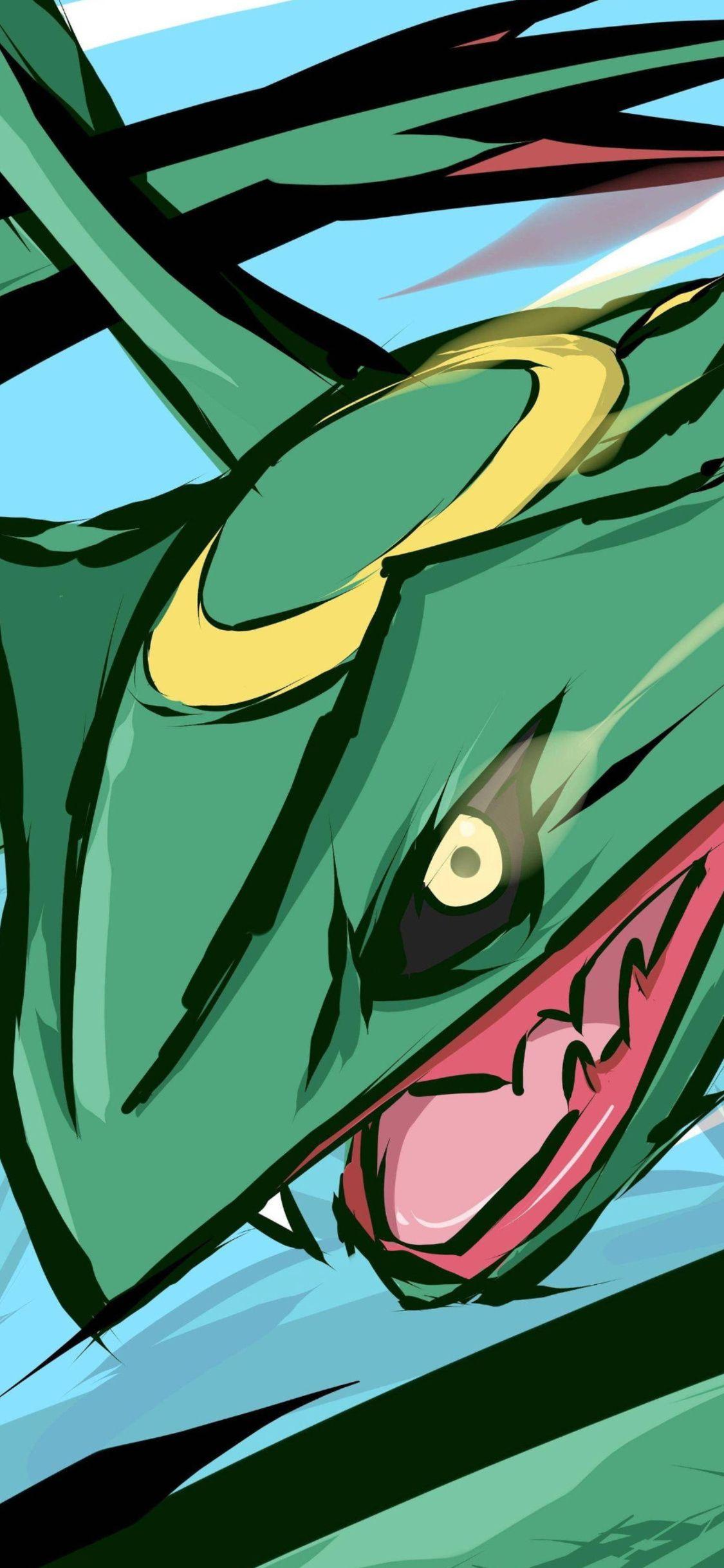 1125x2436 Pokemon Rayquaza iPhone XS, iPhone iPhone X HD 4k