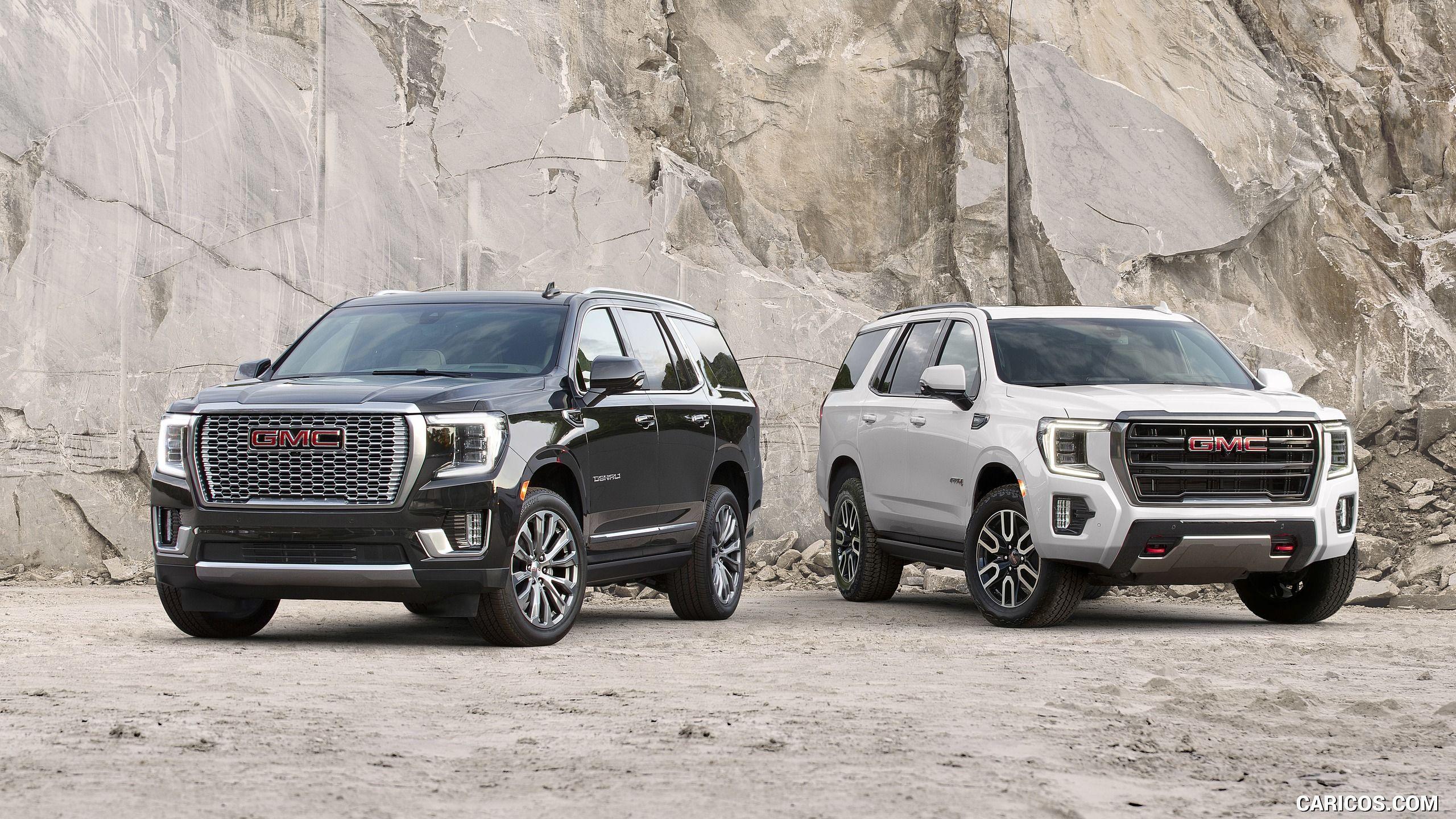 2560x1440 GMC Yukon Denali and AT4. HD Wallpaper