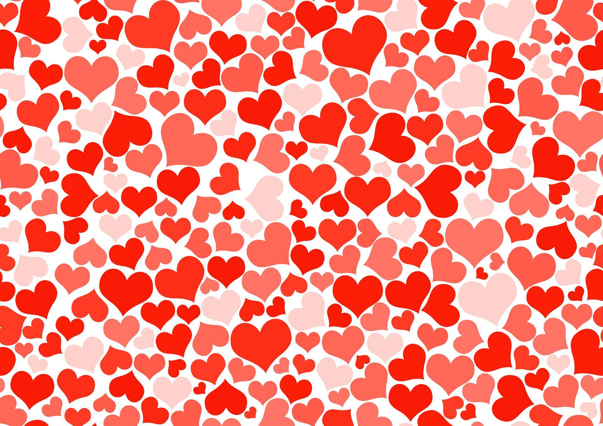 1920x1358 Red Hearts Wallpaper Free Domain Picture