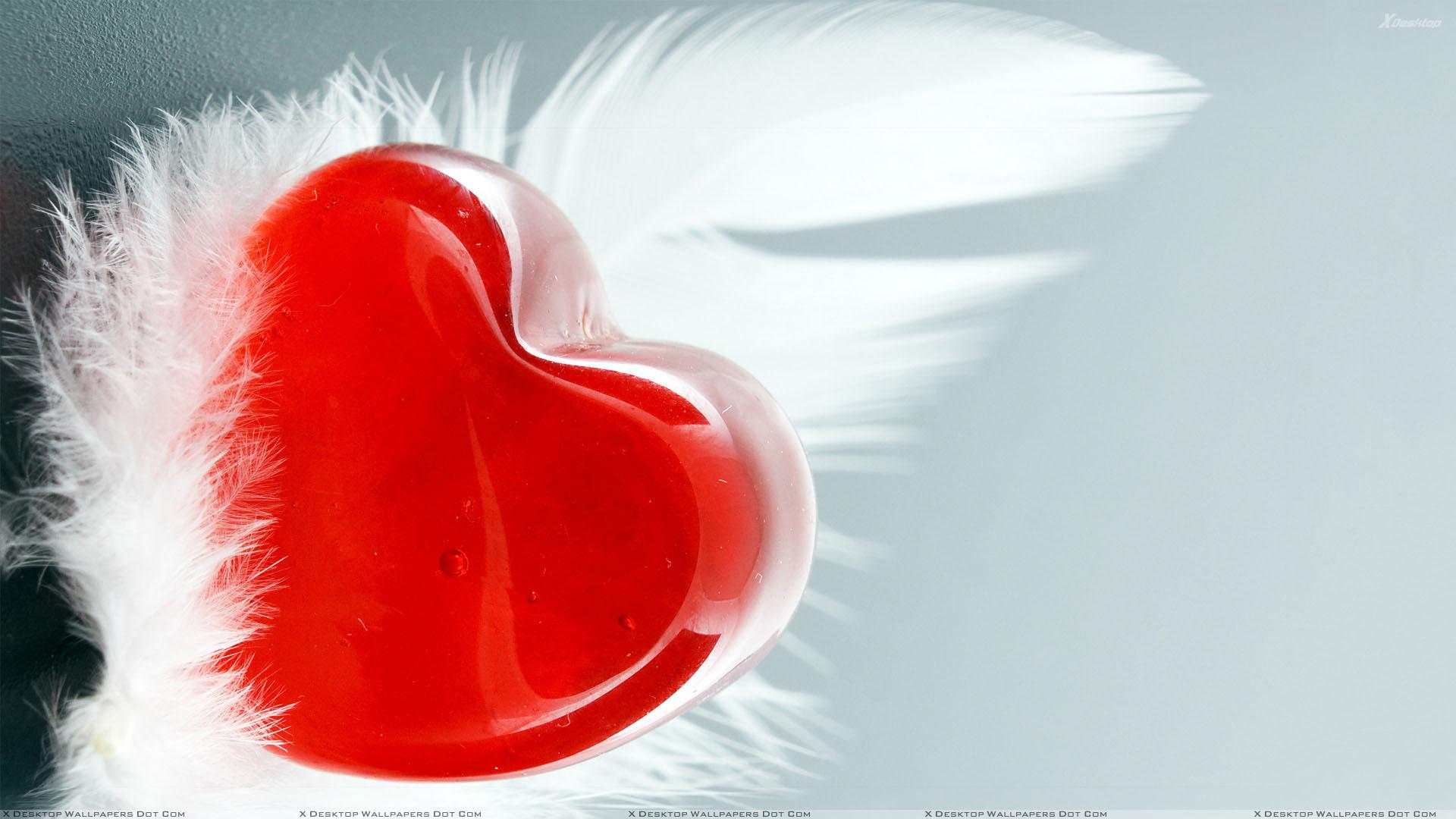 1920x1080 Red Heart Wallpaper