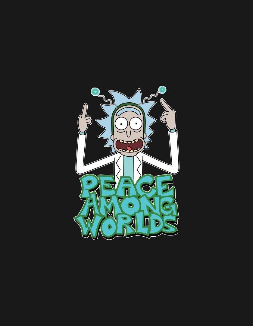 840x1080 Download 840x1336 wallpaper rick and morty, cartoon, minimal