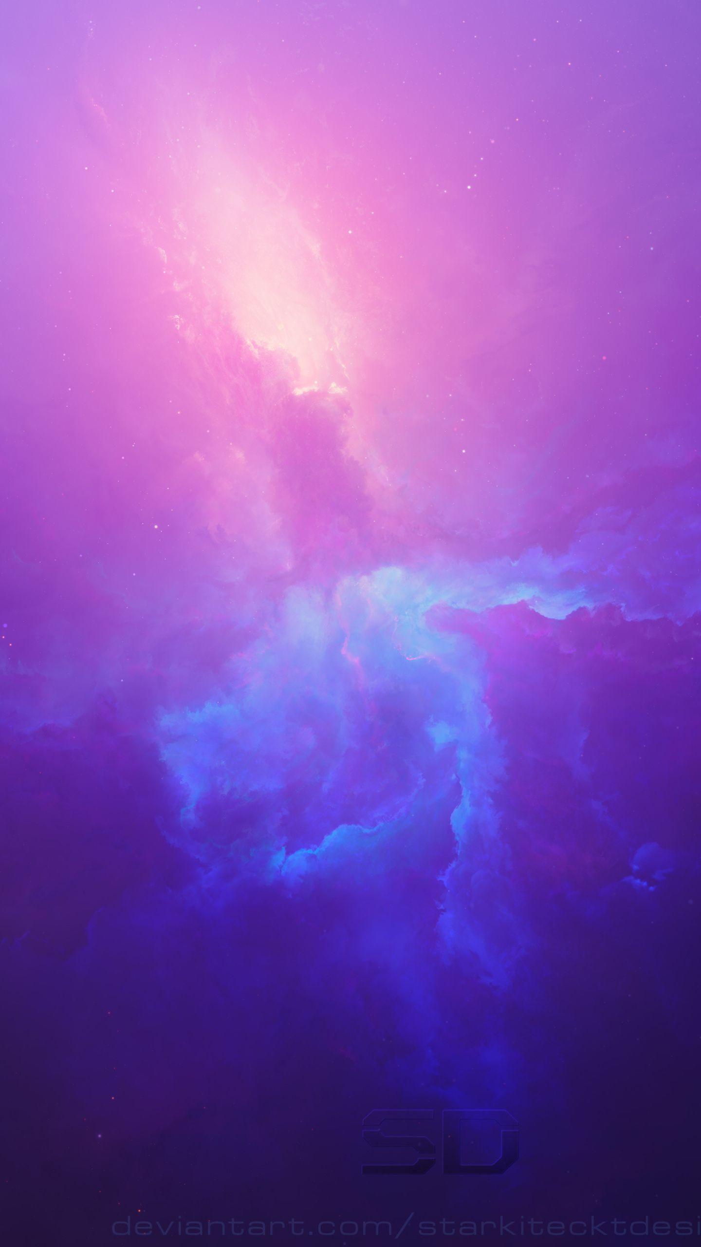 1440x2560 Purple Space Cosmos Abstract 4k Samsung Galaxy S S7