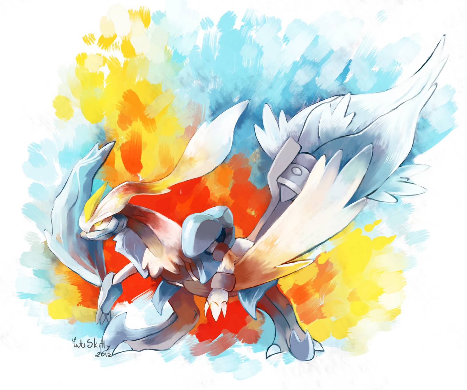 1531x1280 White Kyurem wallpaper