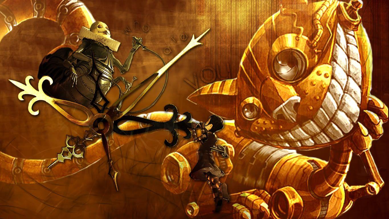 1366x768 Steampunk Wallpaper HD