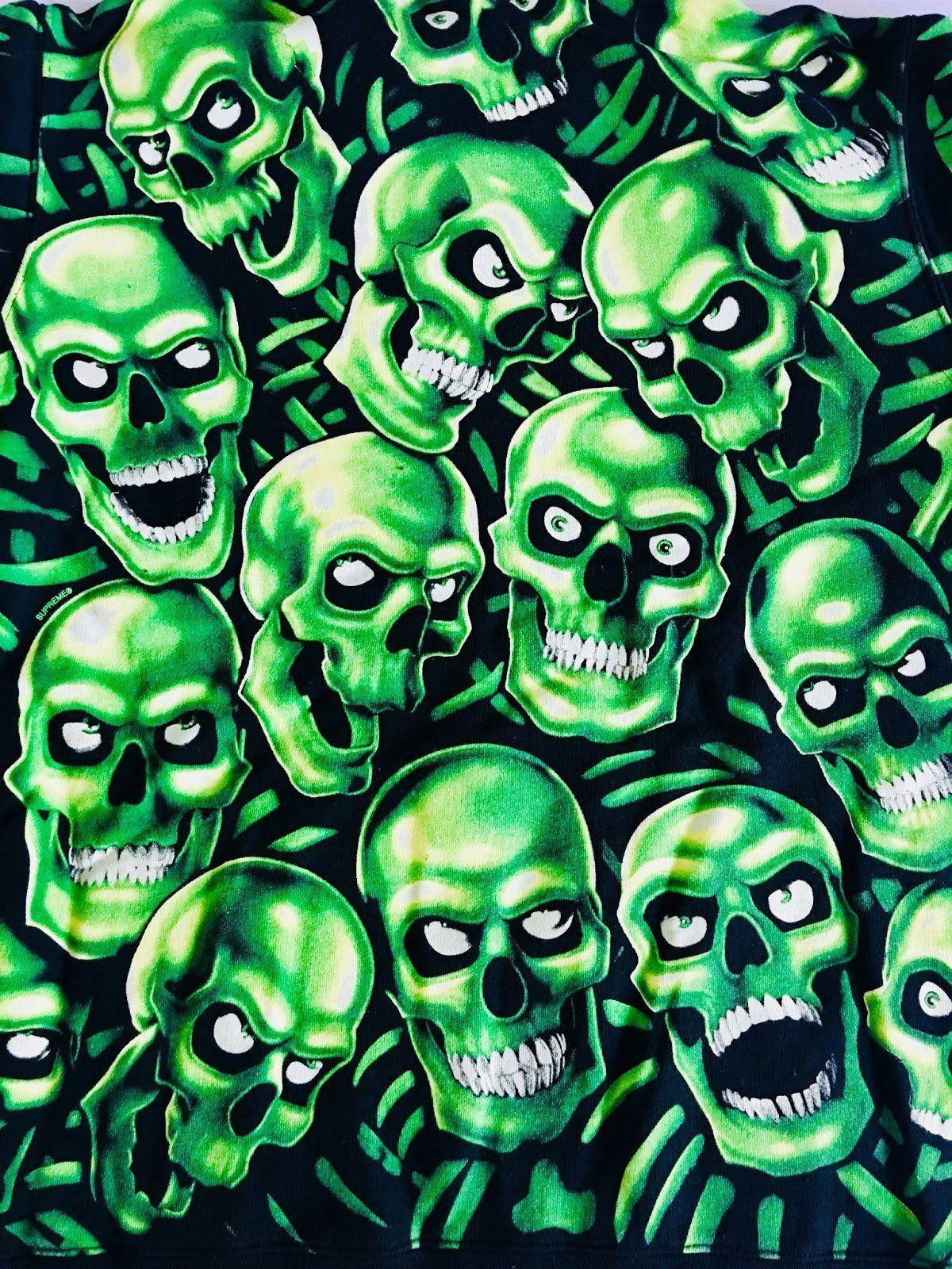 Neon Green Skull Wallpapers - Top Free Neon Green Skull Backgrounds