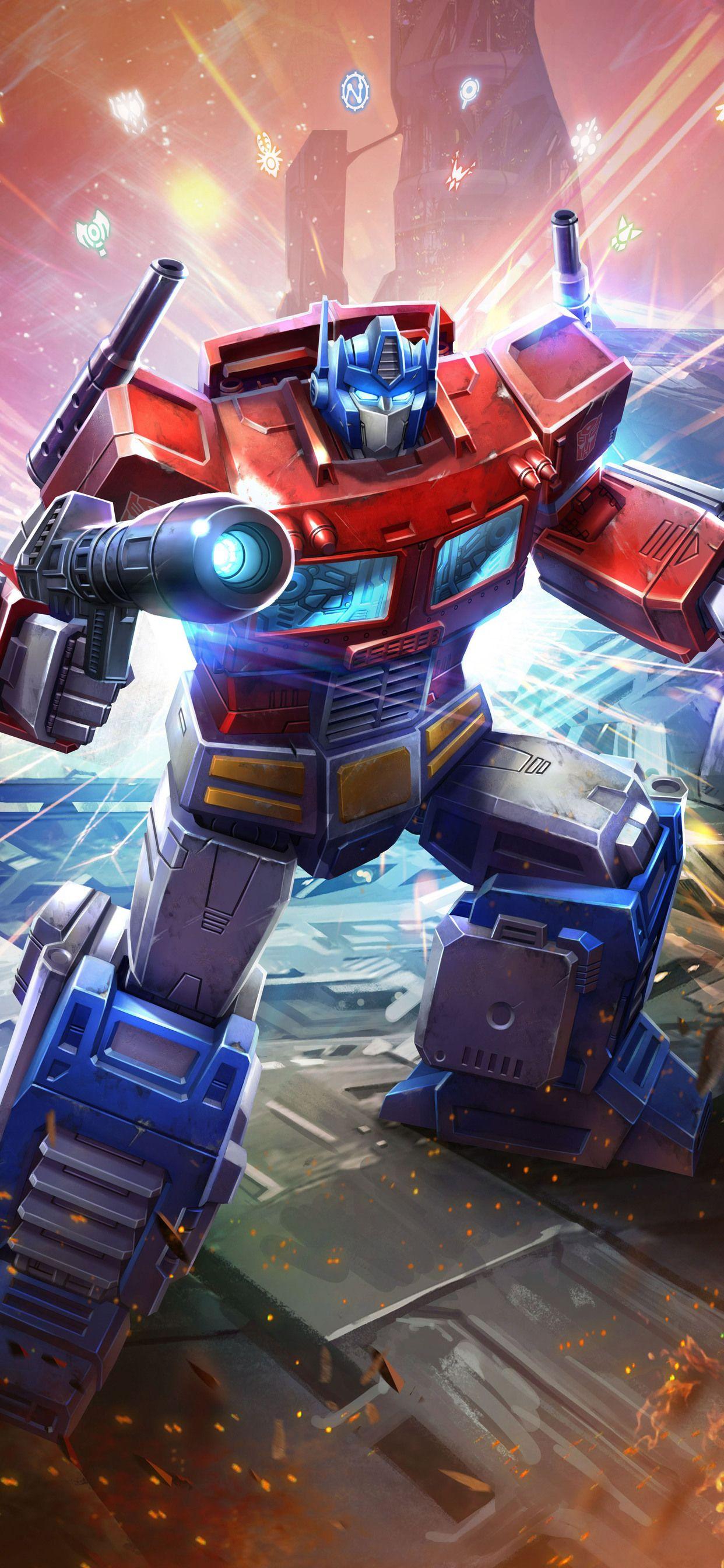 1242x2688 Optimus Prime In Transformers Art iPhone XS MAX HD 4k