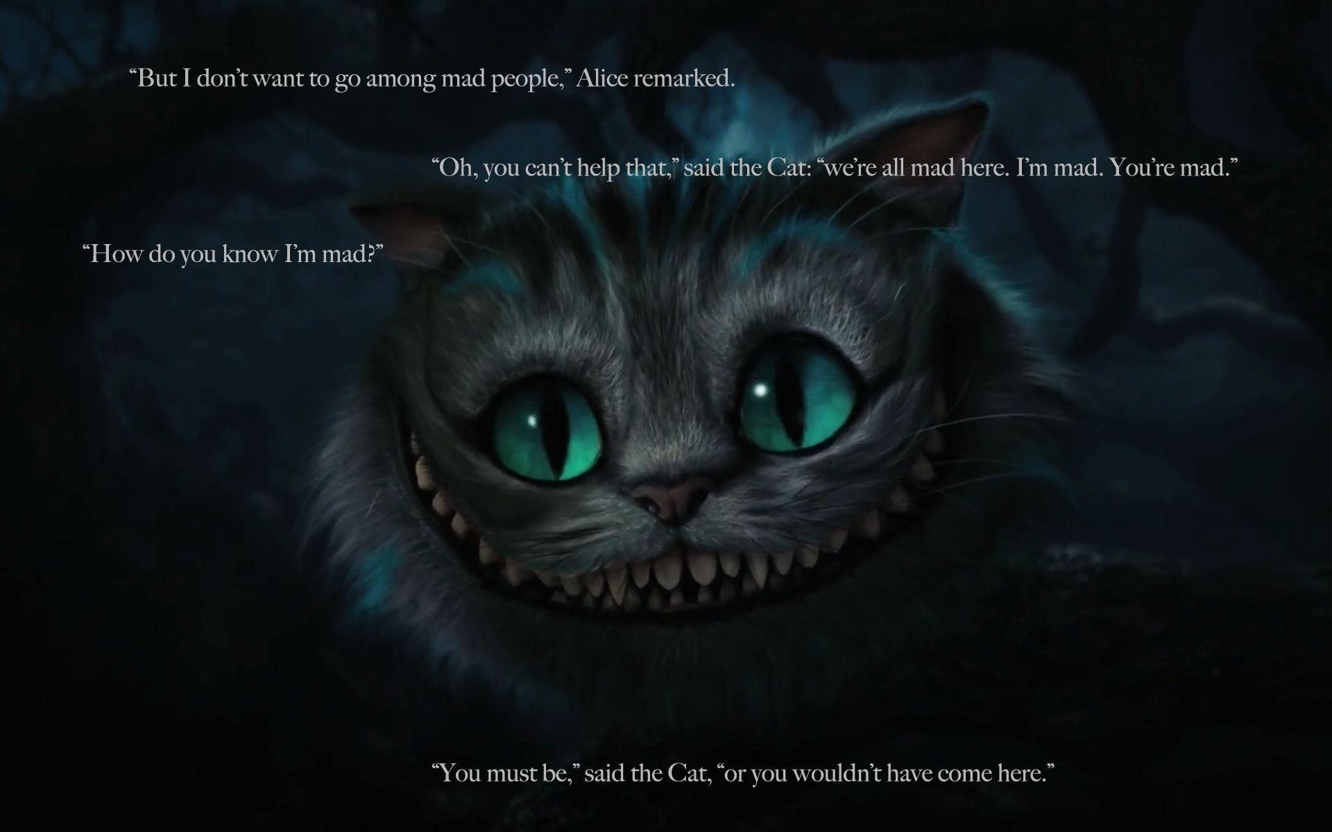 1920x1200 Alice In Wonderland Quotes Wallpaper