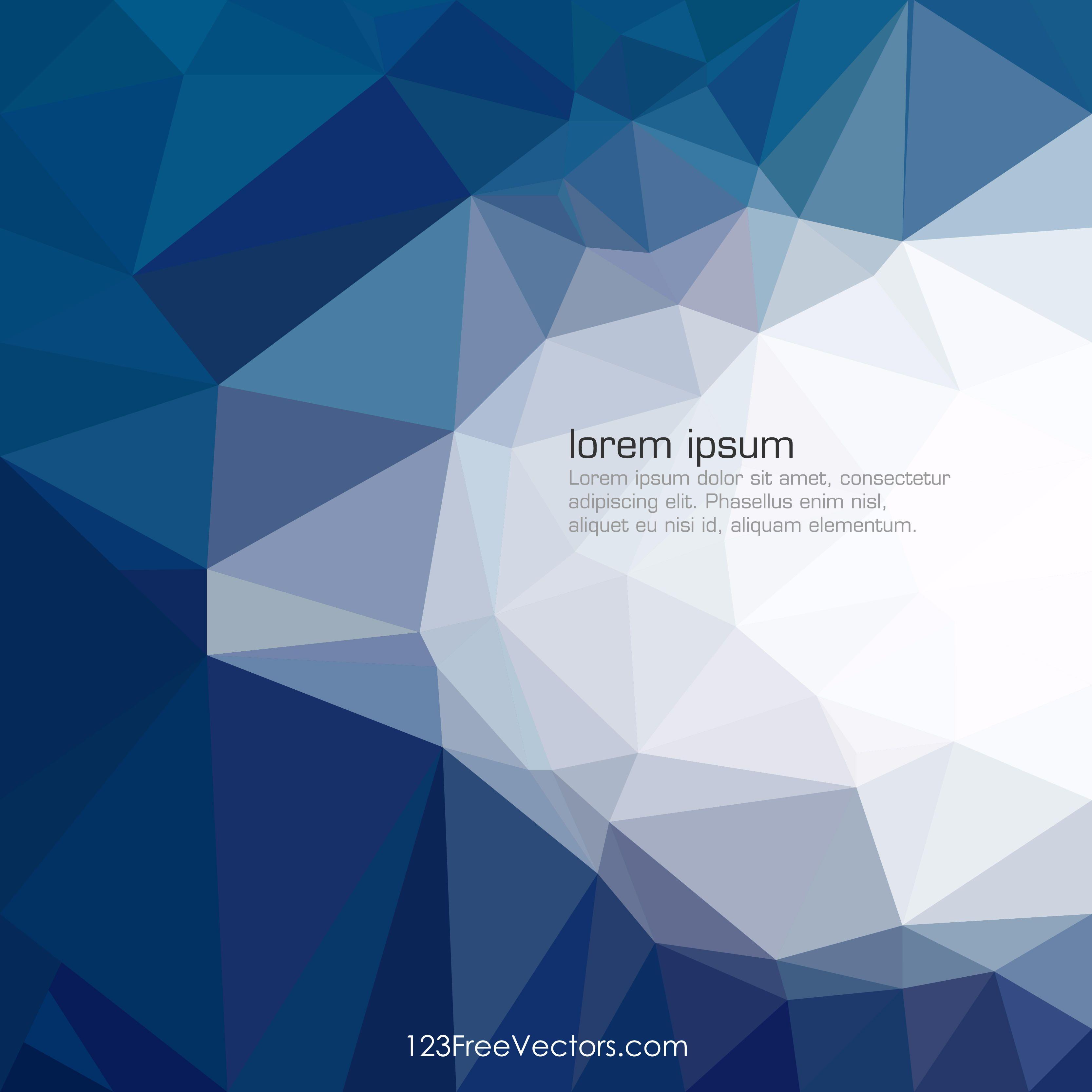 3333x3333 Geometric Polygon Dark Blue Wallpaper Background