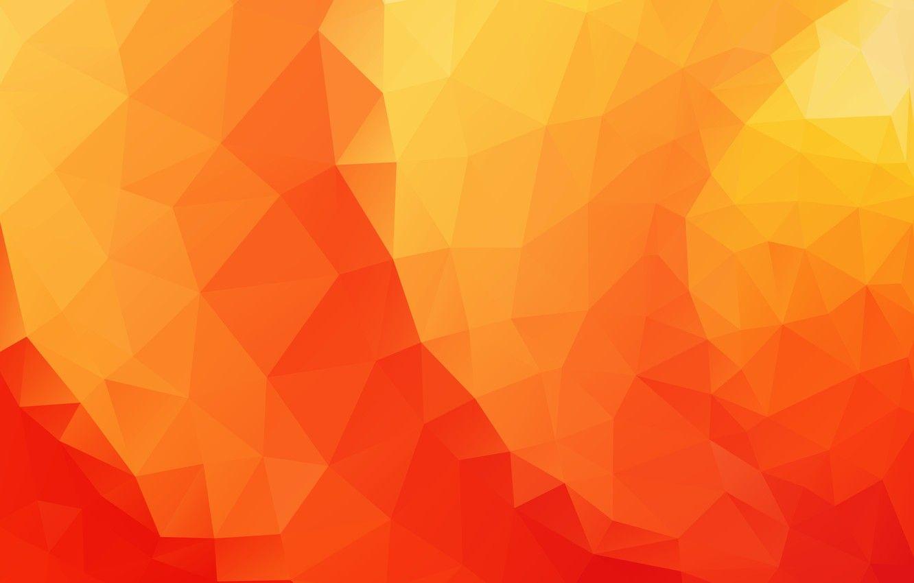 1332x850 Wallpaper line, orange, yellow, red, paper, triangles, texture