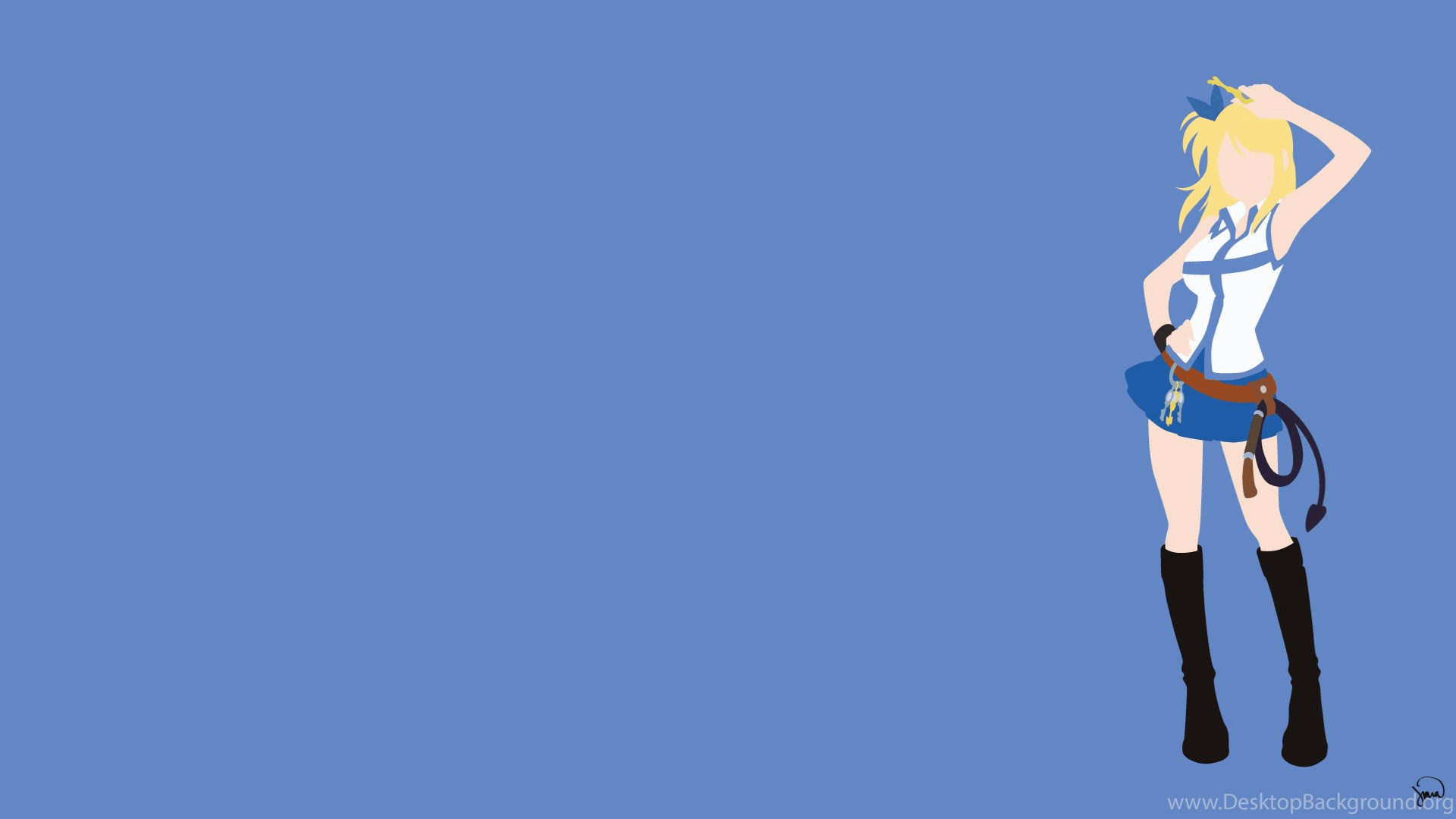 1920x1080 Minimalist Fairy Tail Wallpaper Desktop Background