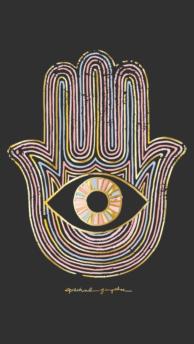 750x1333 Walpaper ojo en manita