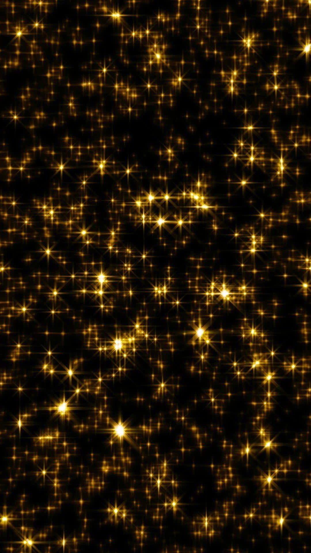 1080x1920 iPhone Wallpaper Black And Gold