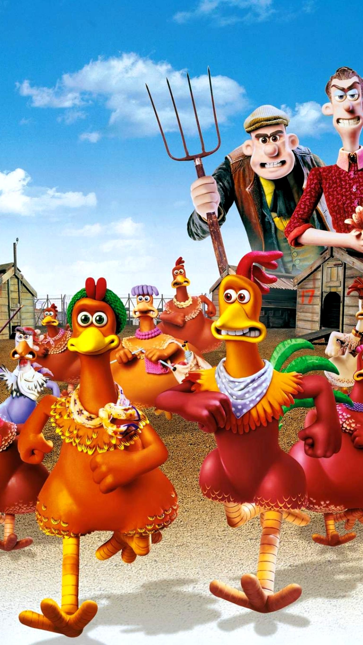 1536x2732 Chicken Run (2000) Phone Wallpaper