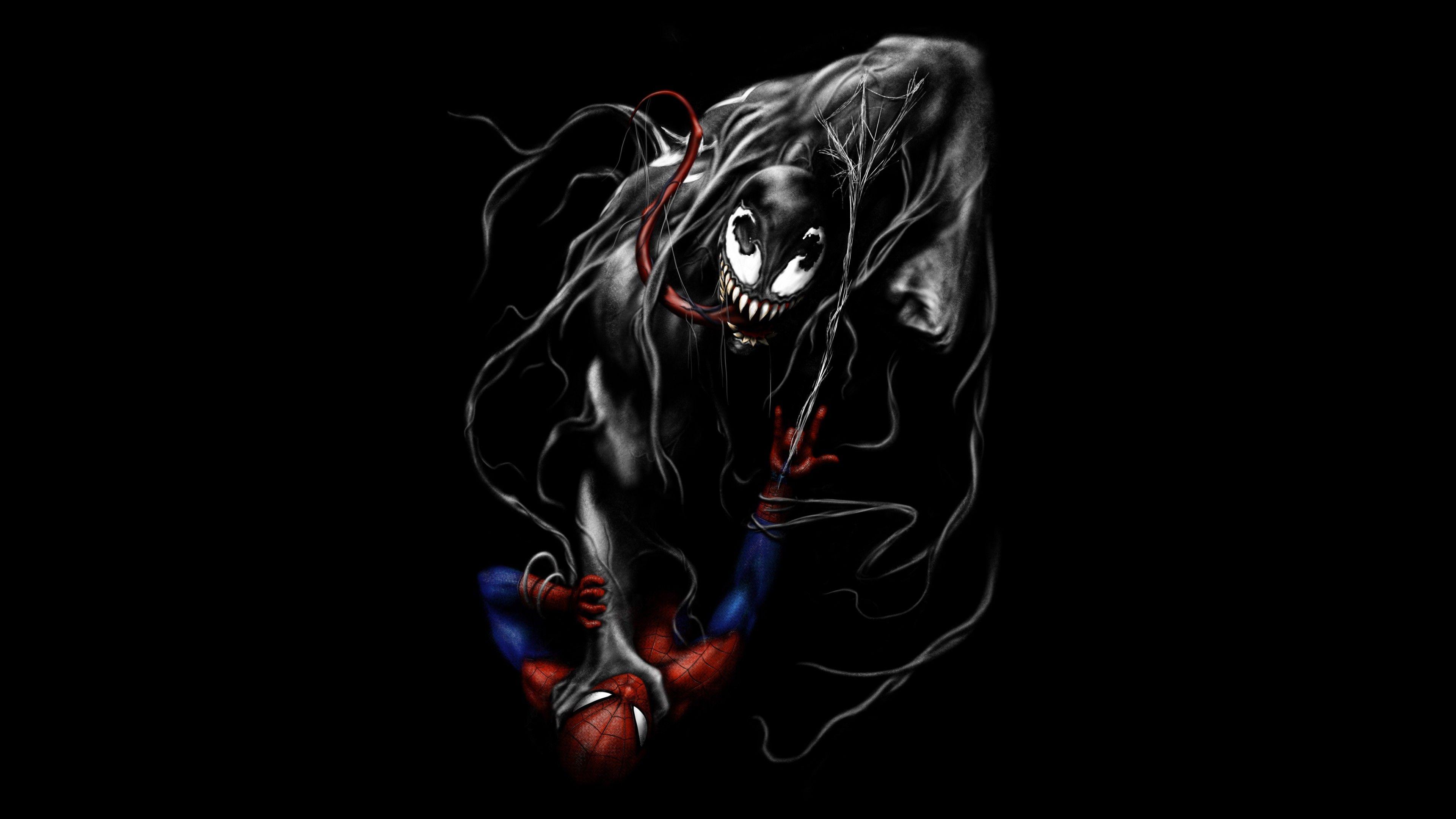 3840x2160 Spider Man Vs Venom 4k Ultra HD Wallpaper. Background Image