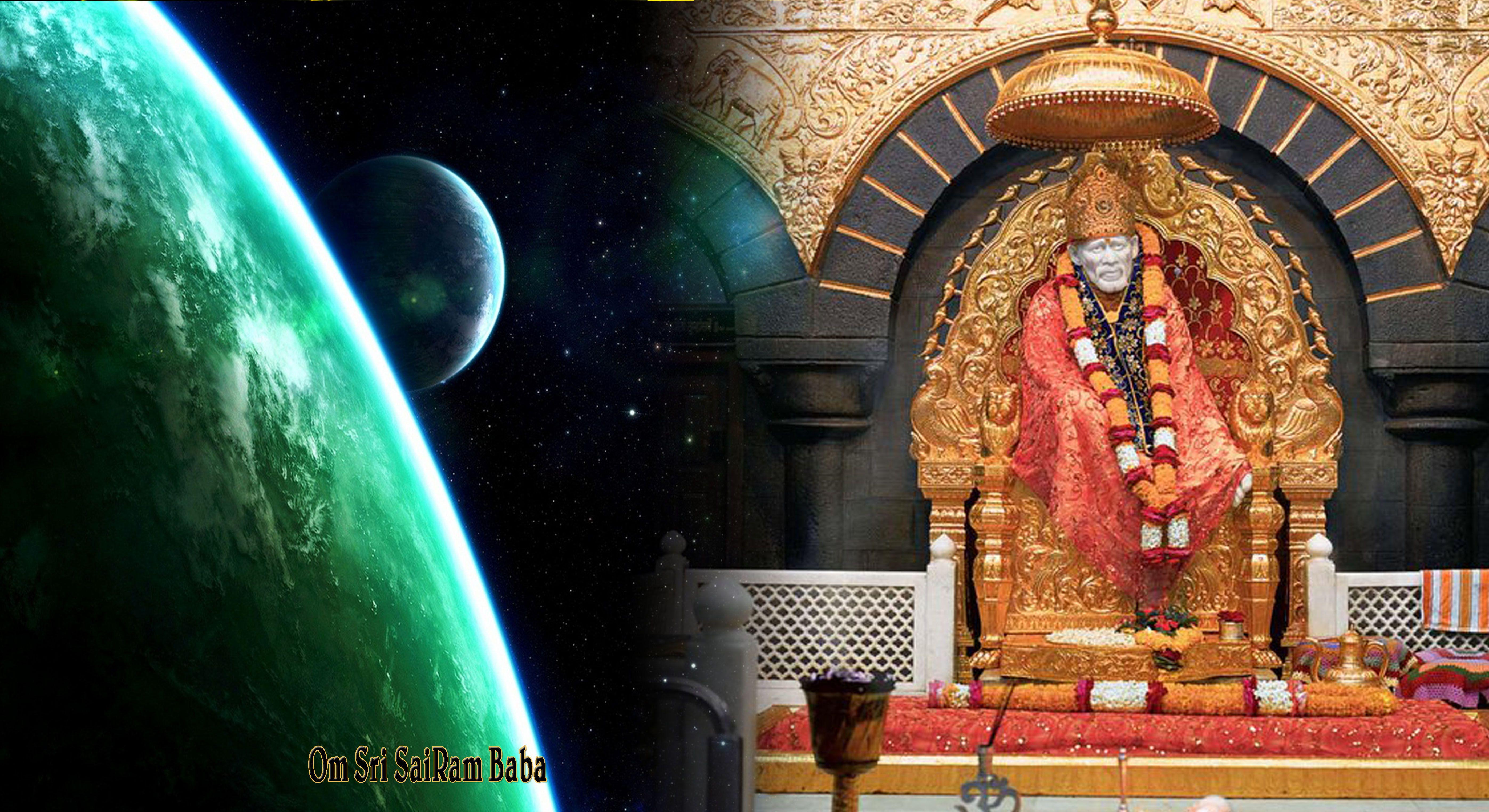 5588x3048 SAI BABA Desktop HD Wallpaper. OM SAI RAM Desktop HD Wallpaper