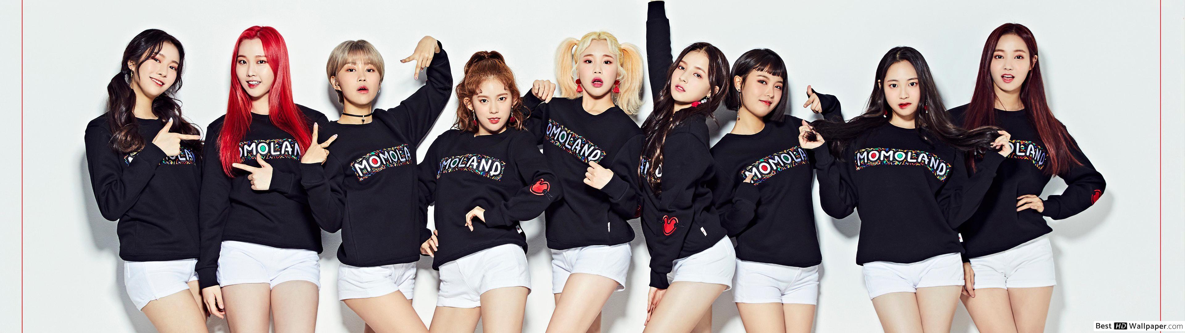 3840x1080 Momoland HD wallpaper download