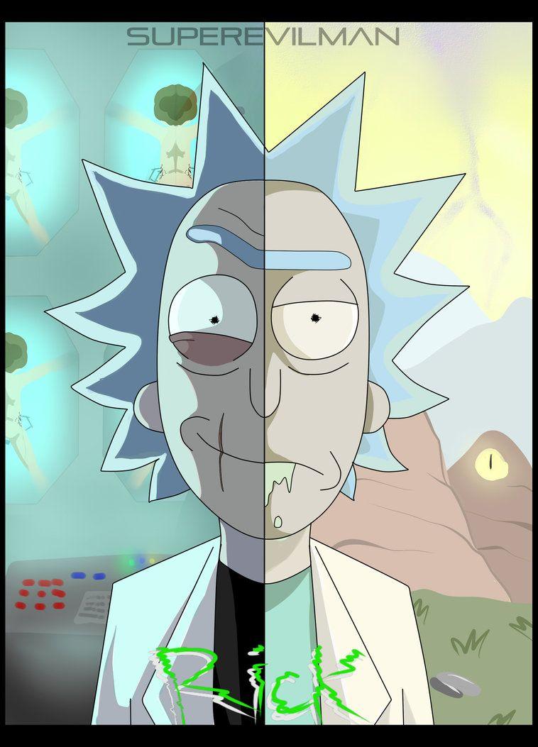 758x1053 Evil Rick and Rick