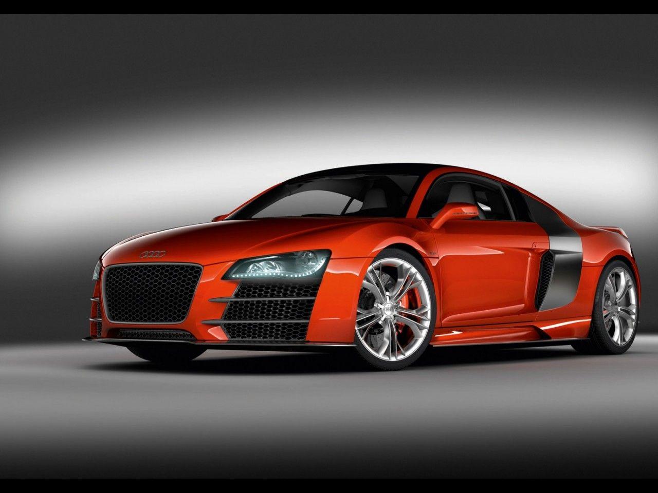 1280x960 Cool Red Audi Sports Car Desktop