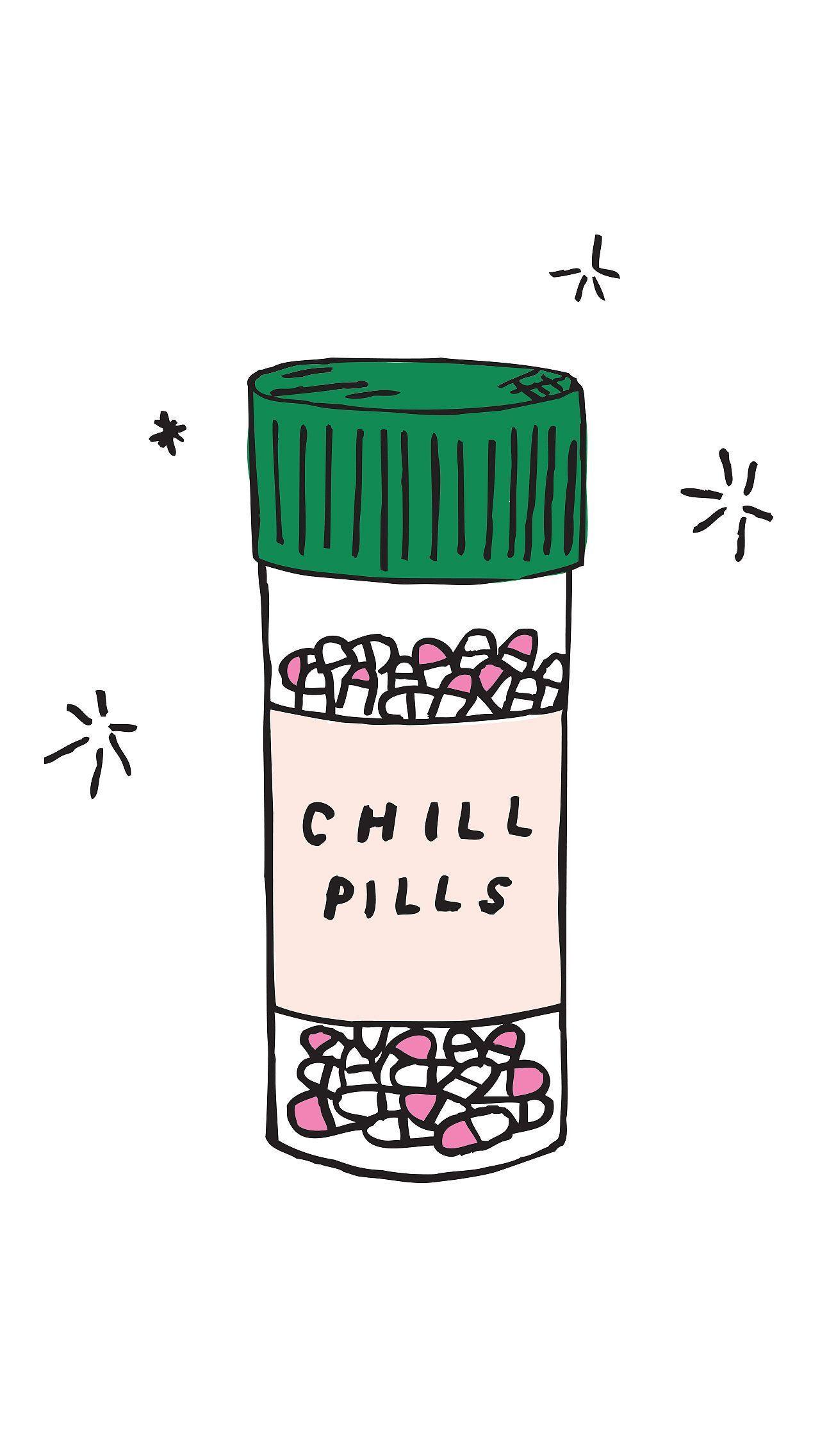 1280x2272 Chill Pills. Cute iphone 6 wallpaper, iPhone 6 wallpaper, Best iphone wallpaper