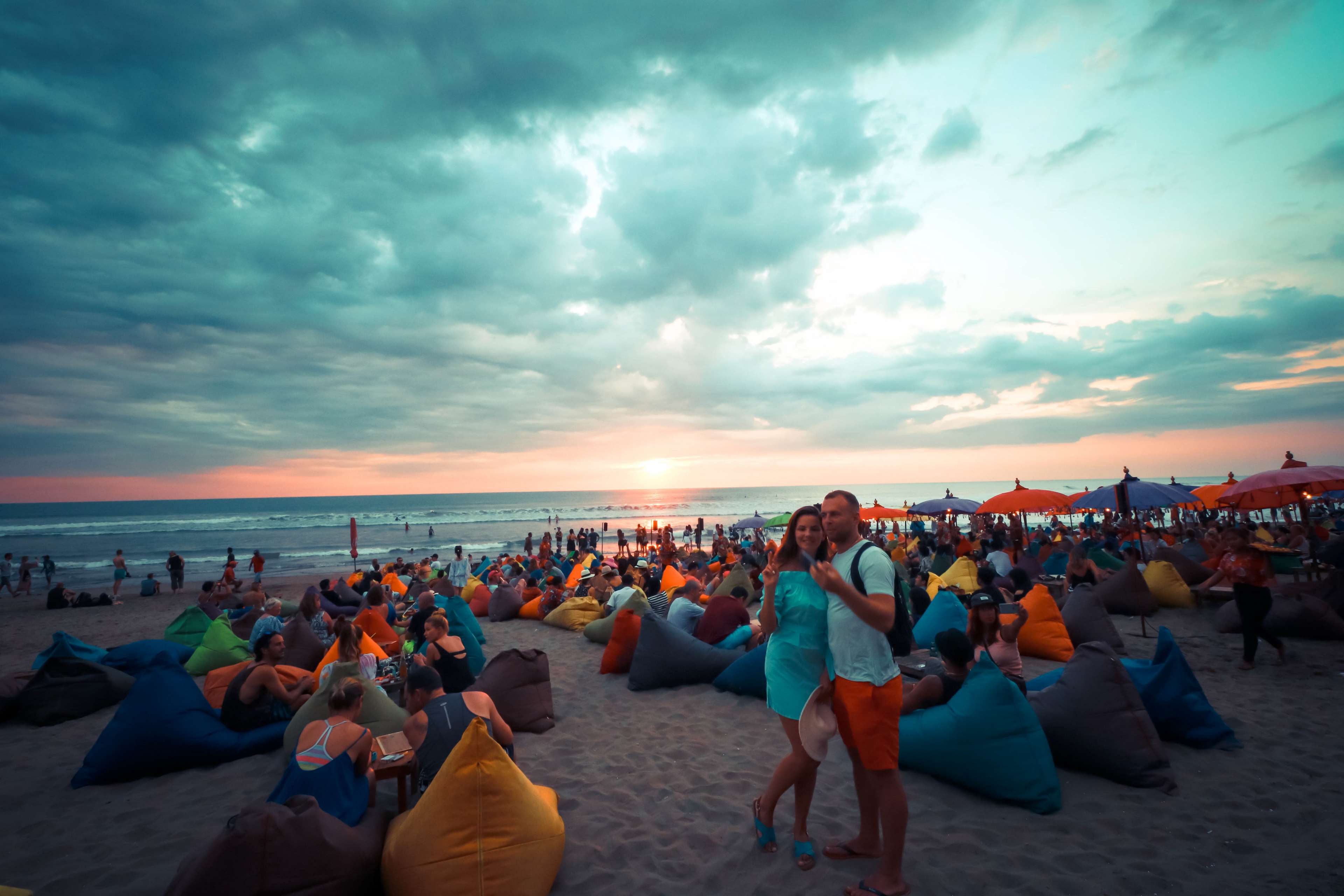 3840x2560 asia, bali, beach, beach club, couple, indonesia, kuta, seminyak, sky, travel, tropic 4k wallpaper. Mocah.org HD Desktop Wallpaper