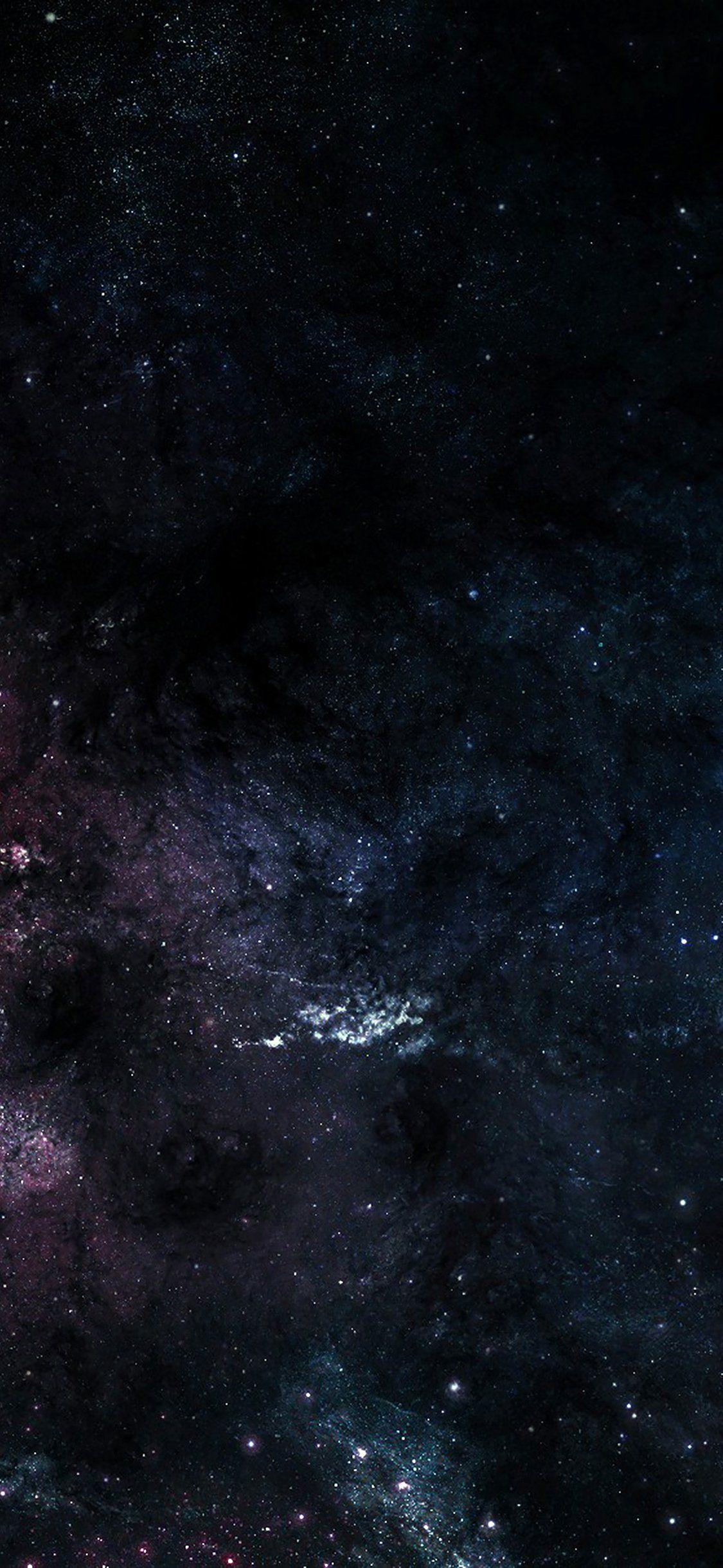 1125x2436 Black Universe Wallpaper iPhone