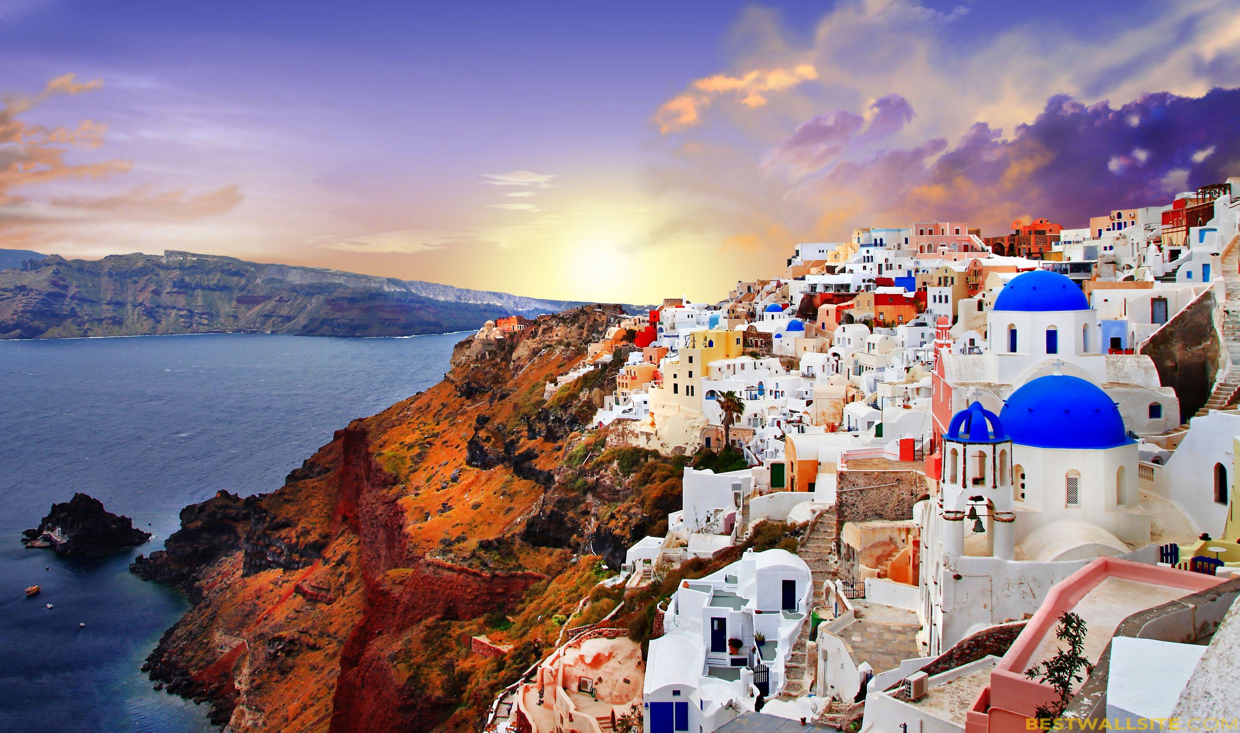 4067x2406 Greece Wallpaper HD