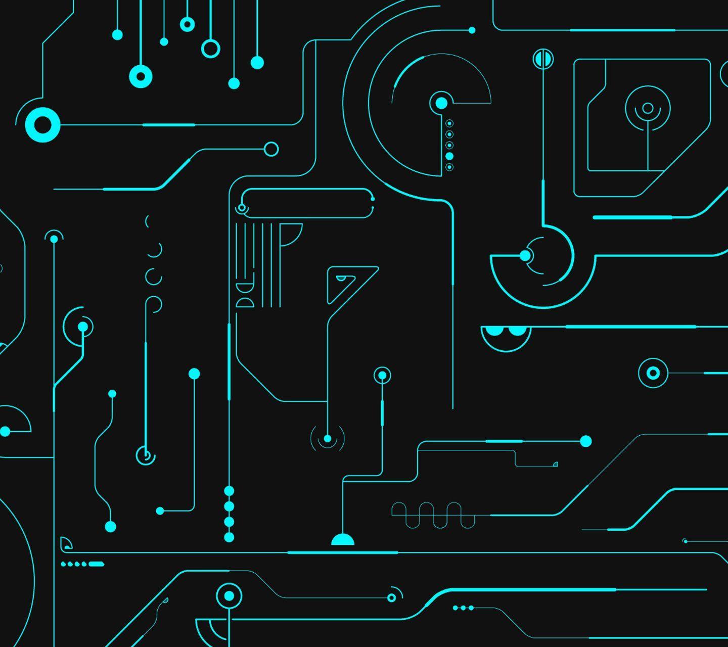 1440x1280 Technology Circuit Wallpaper. Technology wallpaper, Technology