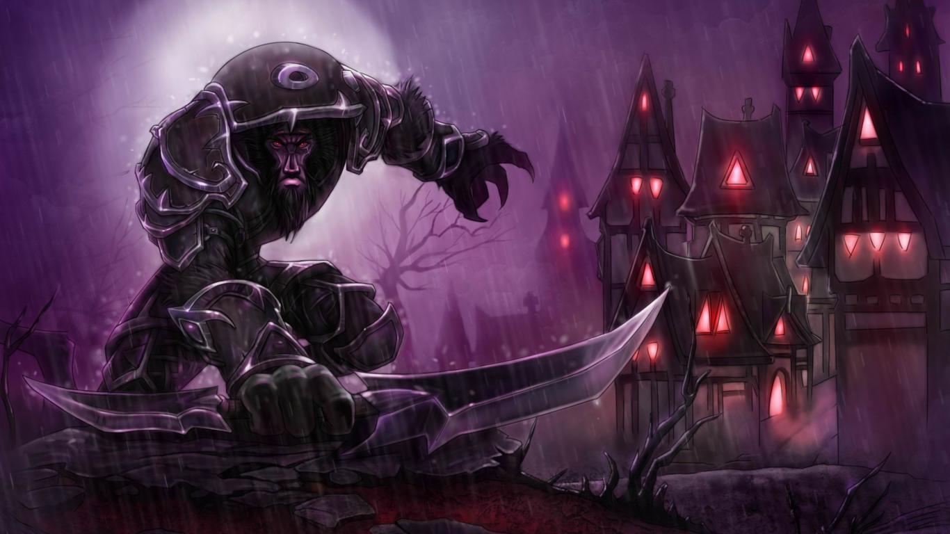 1366x768 Rogue Wallpaper WoW