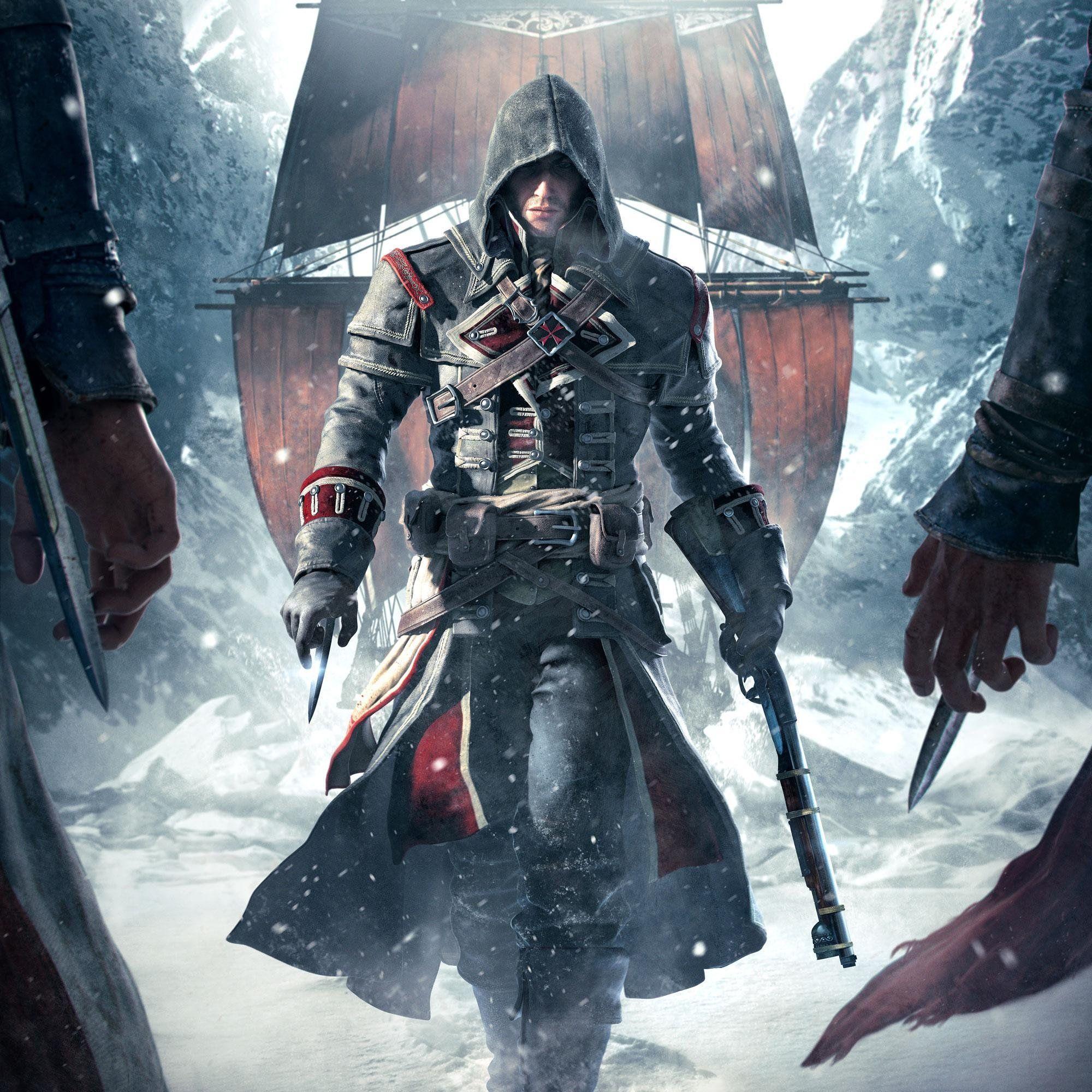 2000x2000 Android Assassins Creed Rogue Wallpaper
